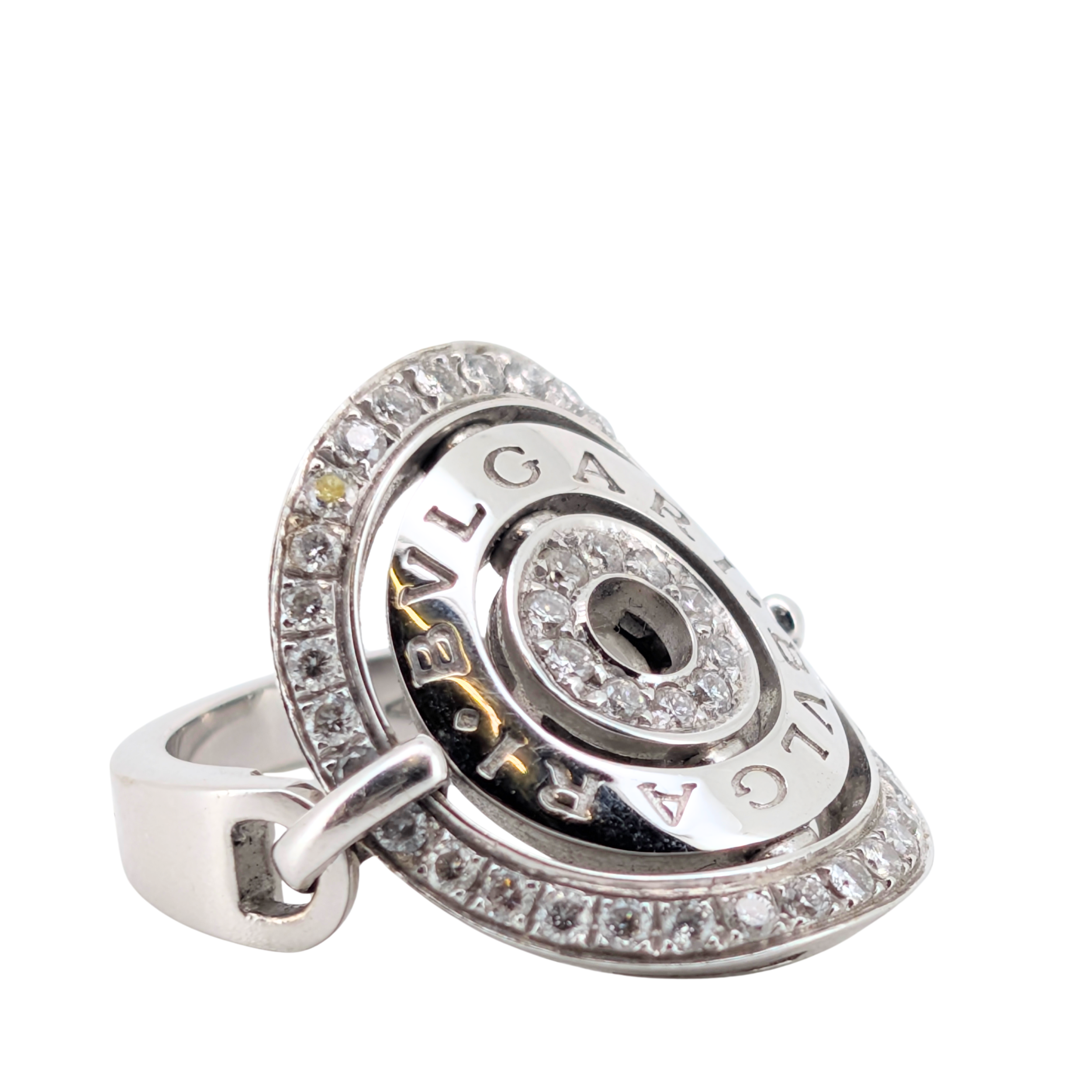 Bvlgari Astrale Cerchi Diamond Ring Previously Owned by Cathy Freeman