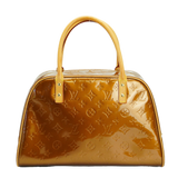 Louis Vuitton Bronze Monogram Vernis Tompkins Square Handbag