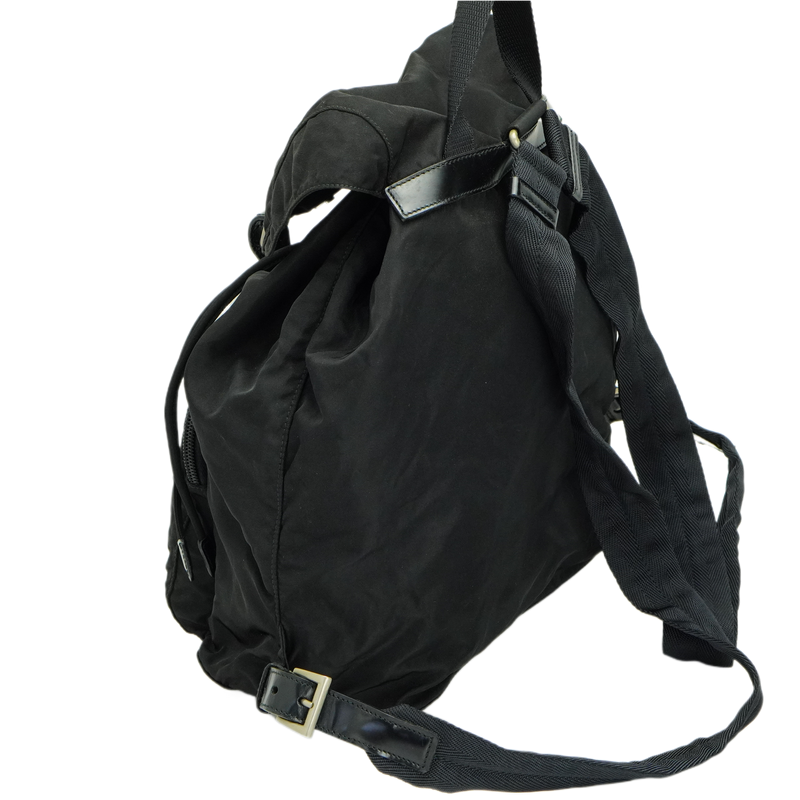 Prada Nylon Black Backpack Rucksack