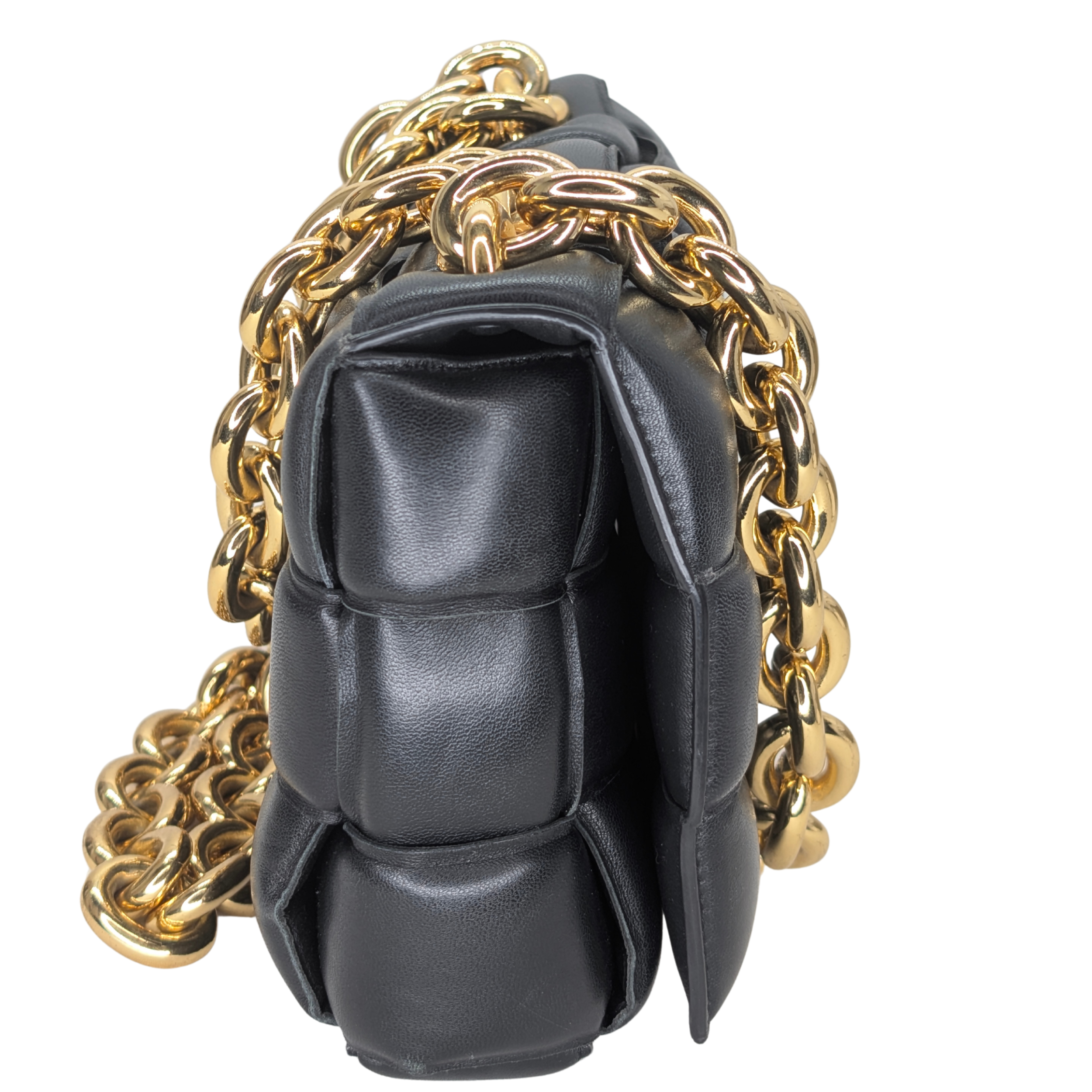 Bottega Veneta Chain Padded Cassette Bag Black