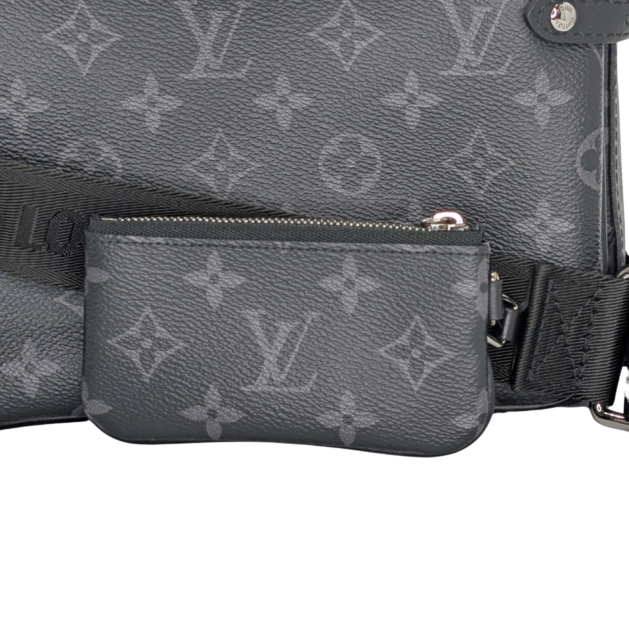 Louis Vuitton Trio Messenger Monogram Bag Black