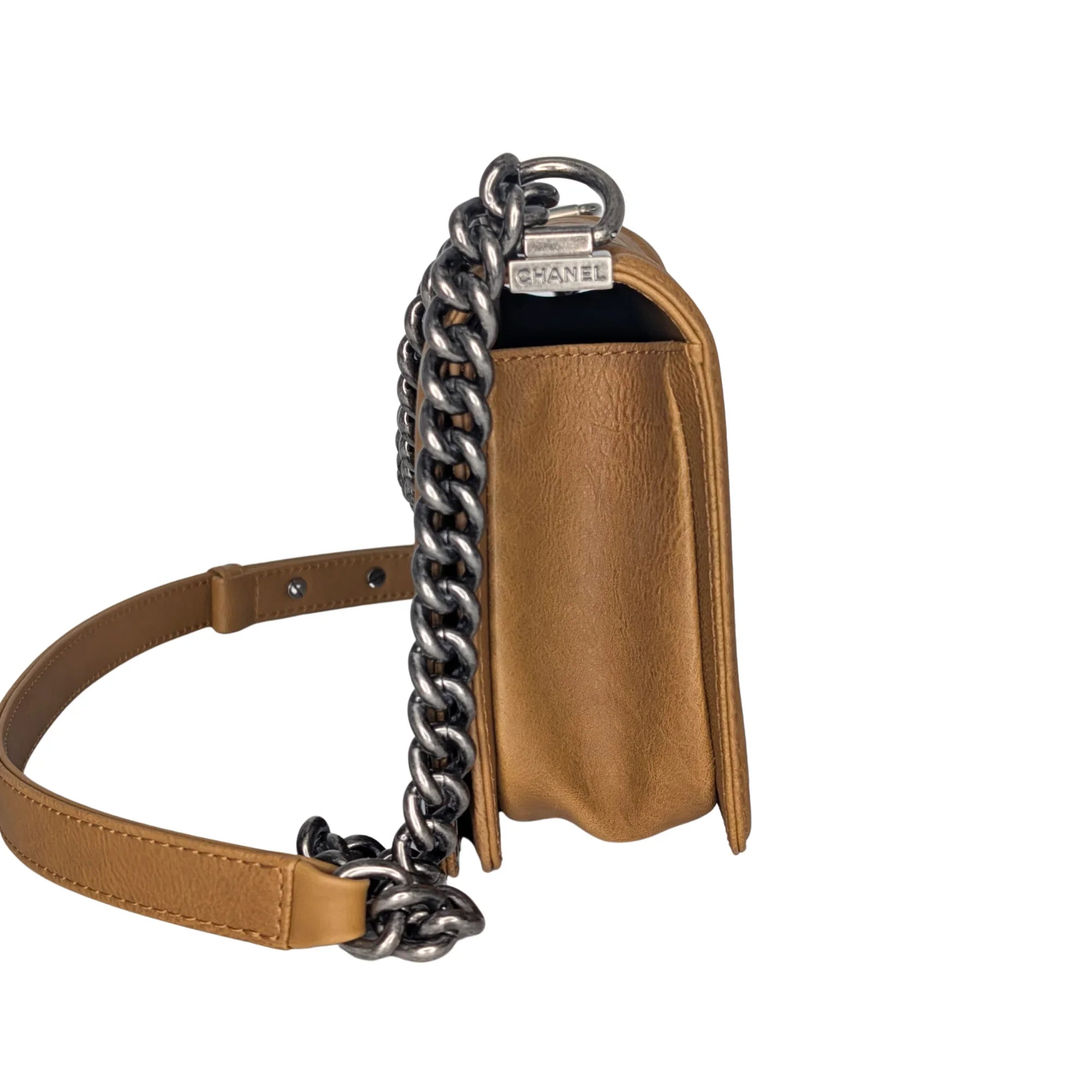 Chanel Paris-Dallas Boy Flap Bag Brown - Lost Designer