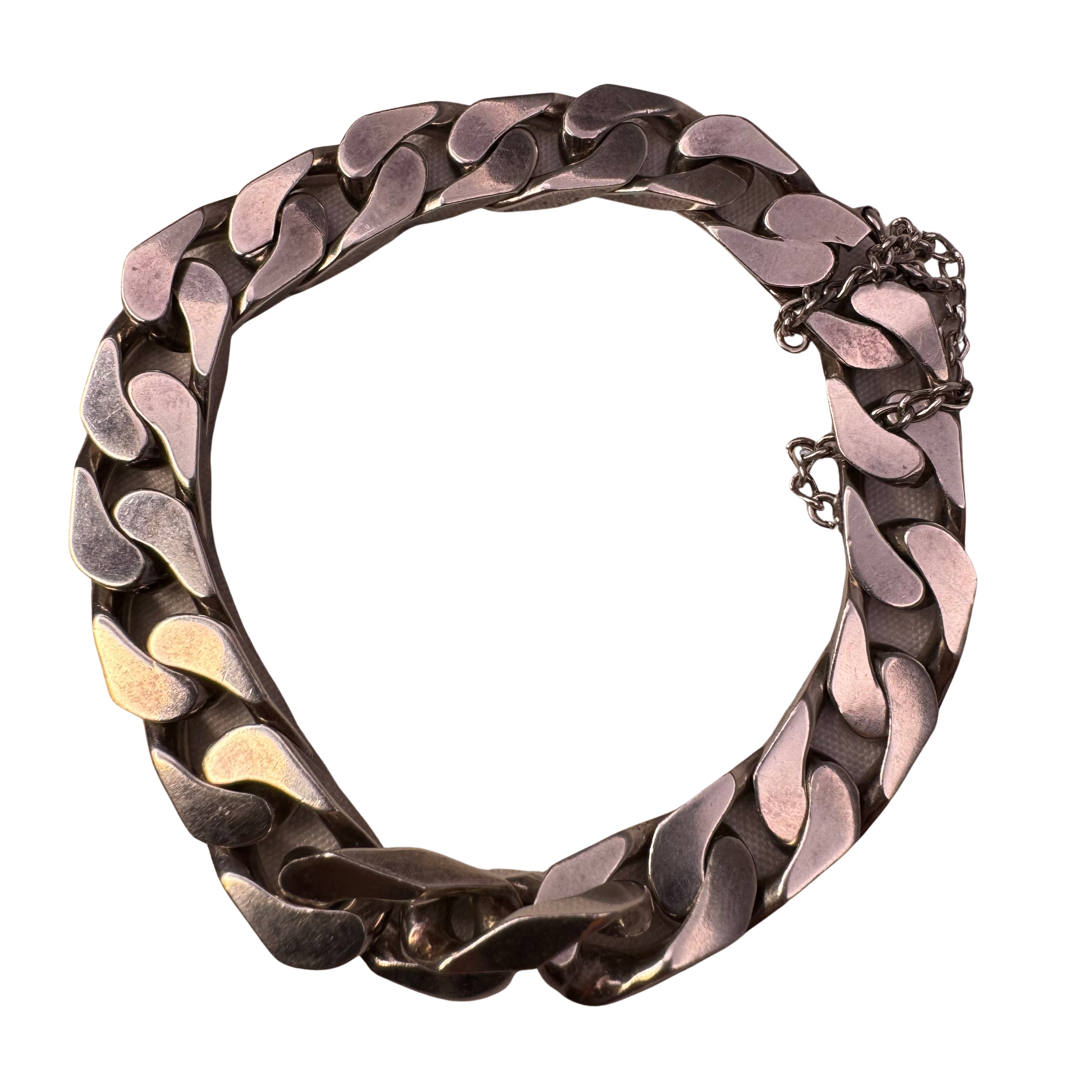 Cuban Chain Silver Men's Bracelet