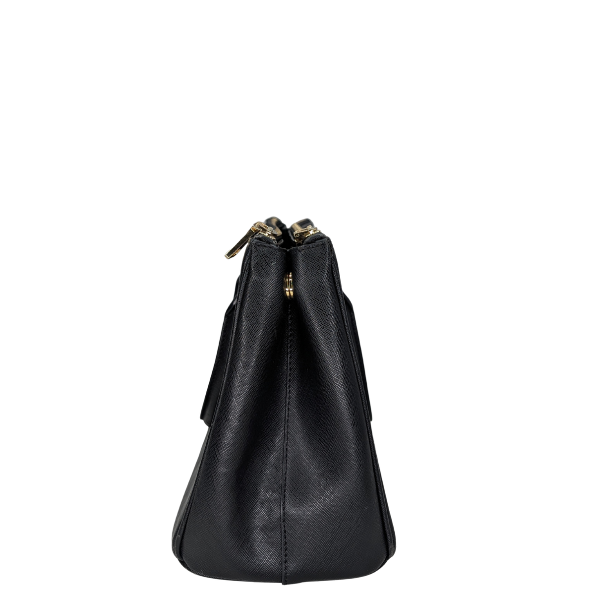 Prada Saffiano Galleria Double Zip Black