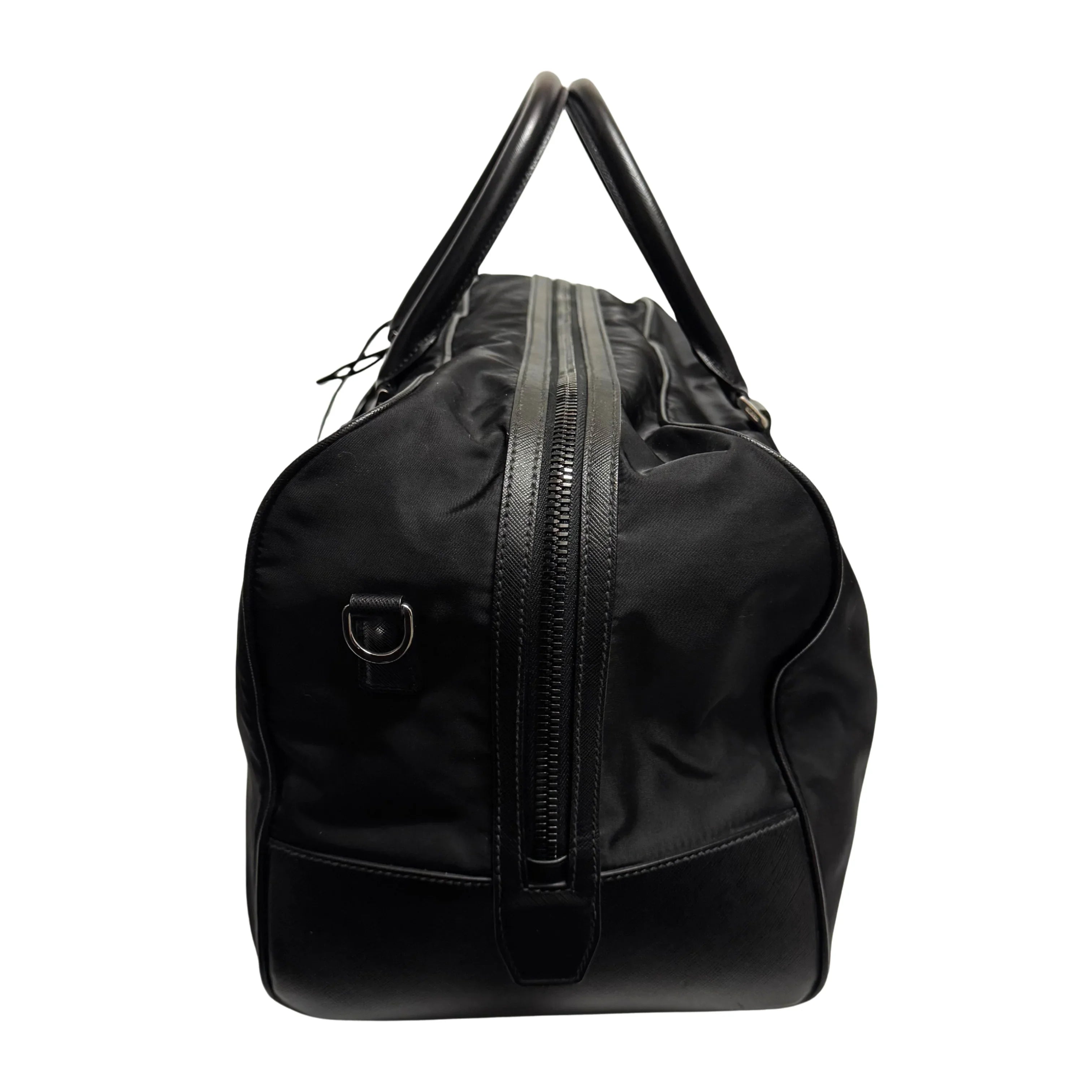 Prada Nylon Viaggio Duffle Bag Black