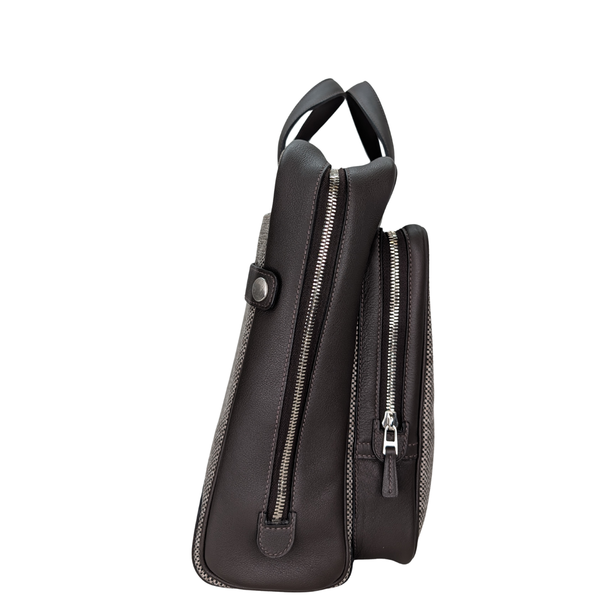 Hermes Caleche-Express Top Handle Bag Grey
