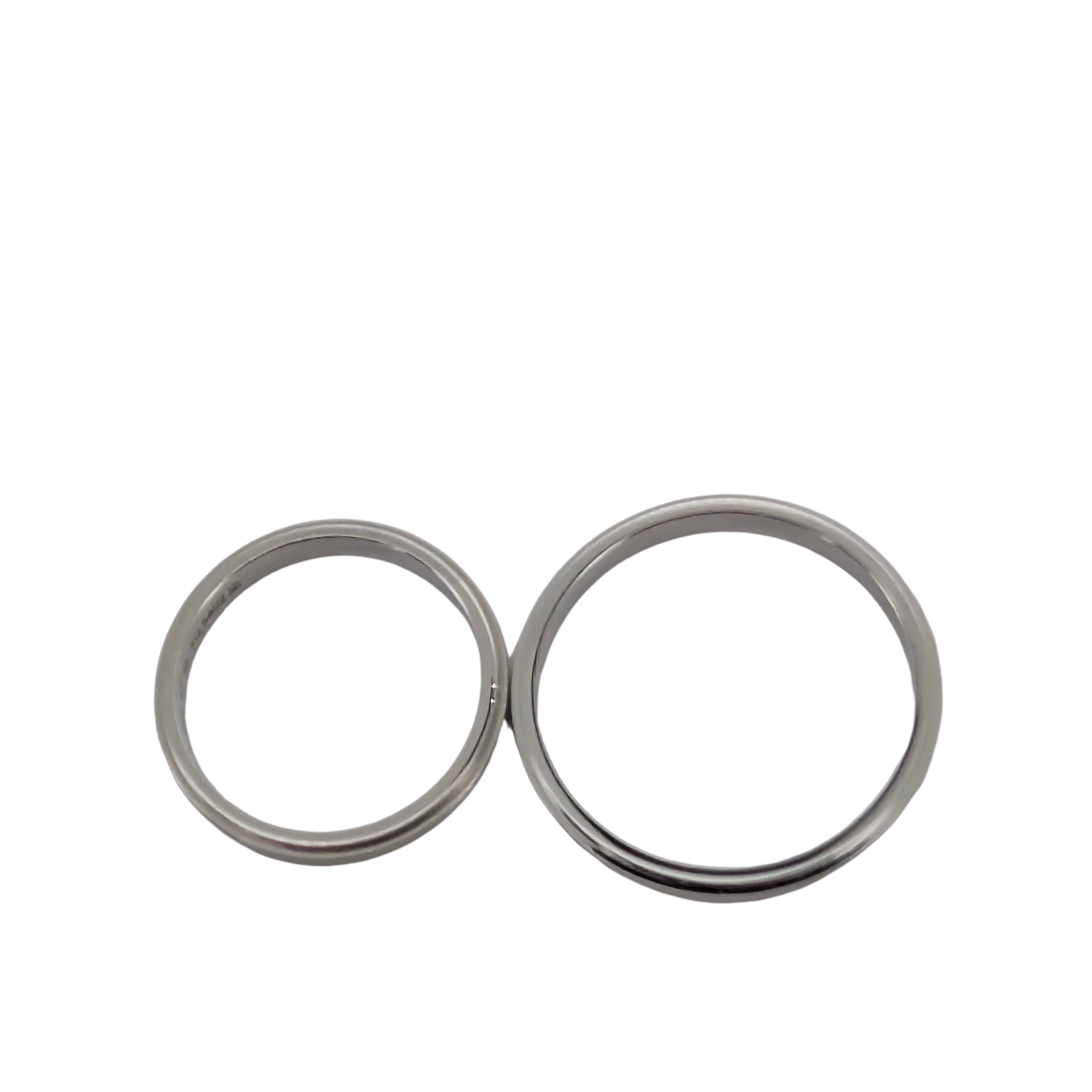 Cartier d’Amour Wedding Band Set – Platinum 950 Matching His & Hers Rings