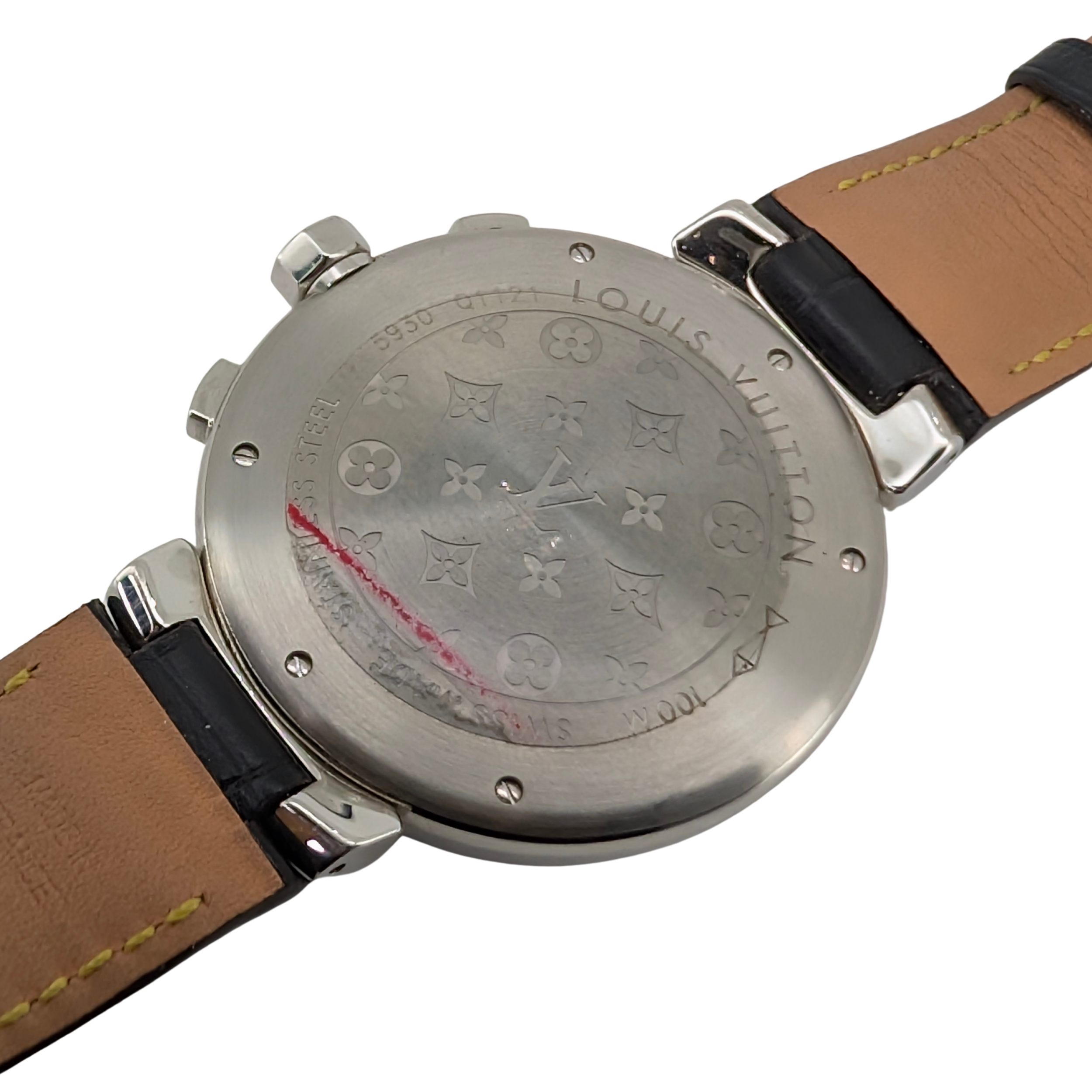 Louis Vuitton Tambour Chronograph Q1121 41mm Automatic Steel Watch