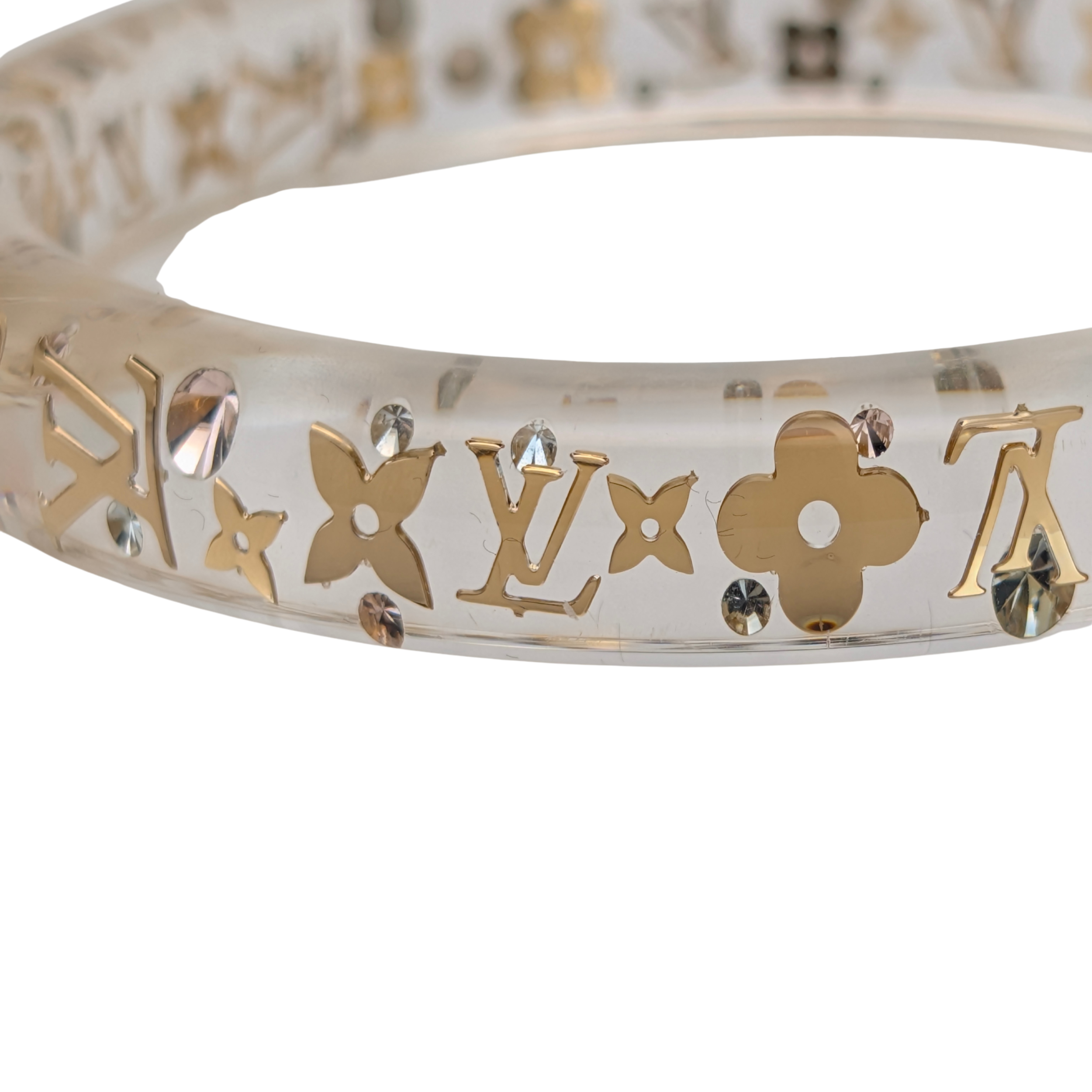 Louis Vuitton Resin Inclusion Bangle Bracelet