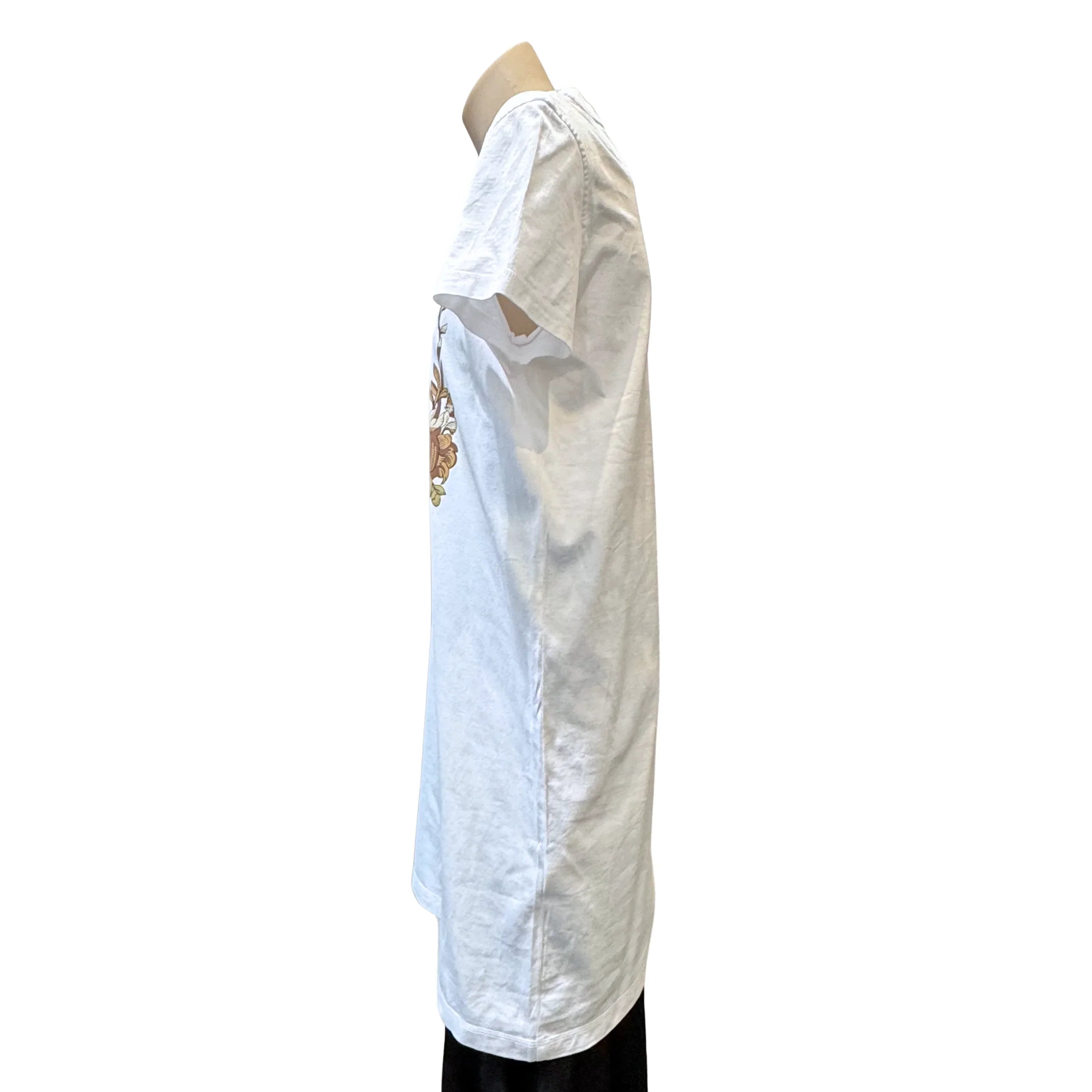 Hermes Della Cavalleria Mid T shirt Dress White 38