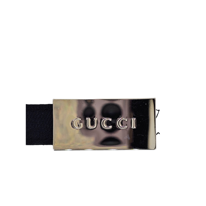 Gucci Metal & Canvas Keychain