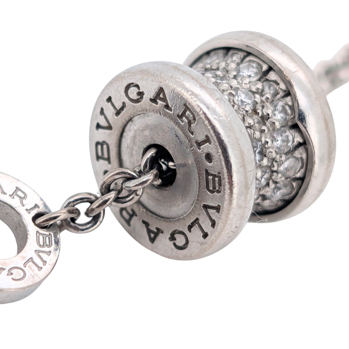 Bvlgari B.Zero1 Bracelet 18k White Gold with Diamonds