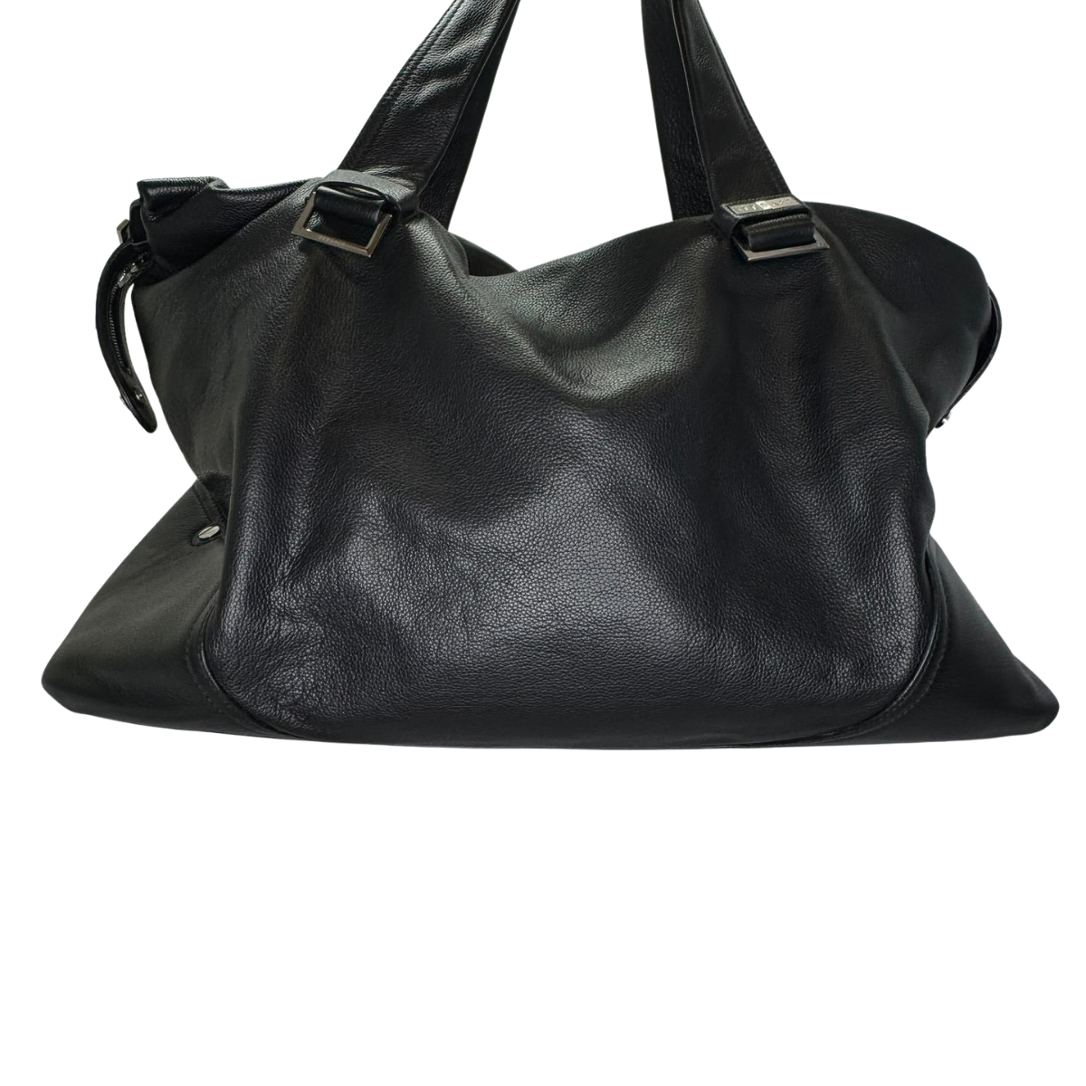 Versace Carry On Large Leather Black