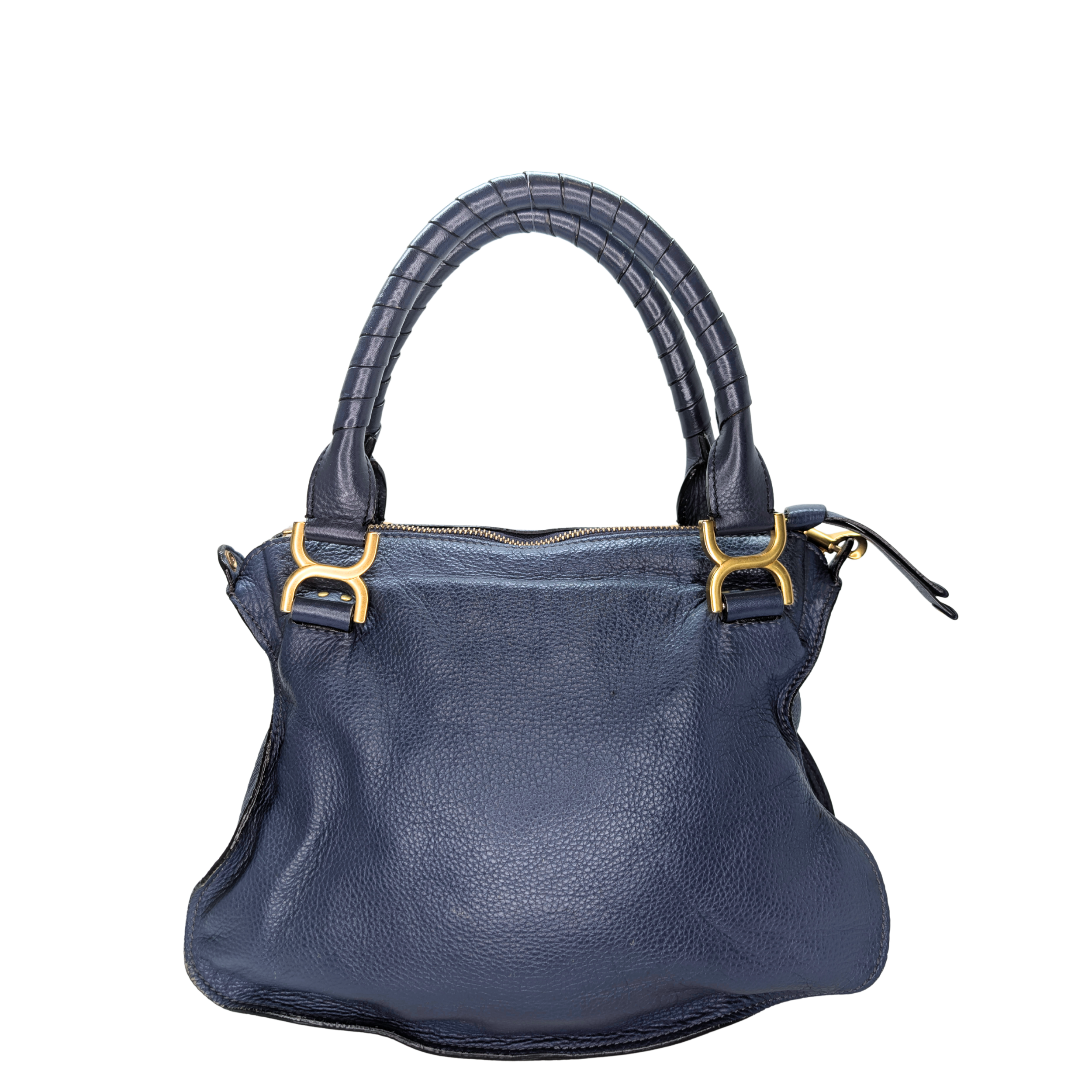 Chloe Marcie Messenger Bag Navy Blue