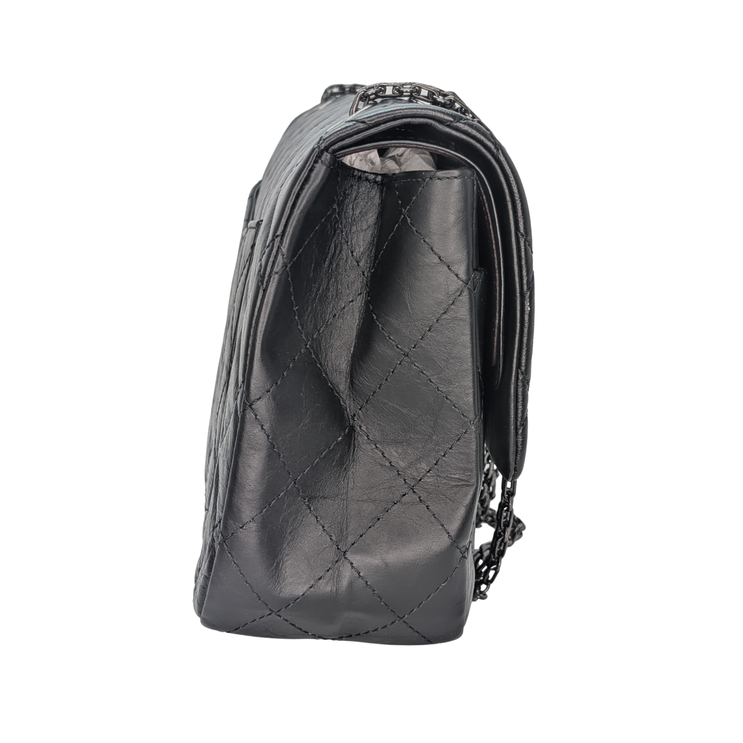 Chanel Chanel 2.55 Reissue 227 Flap Bag 22 Series Black