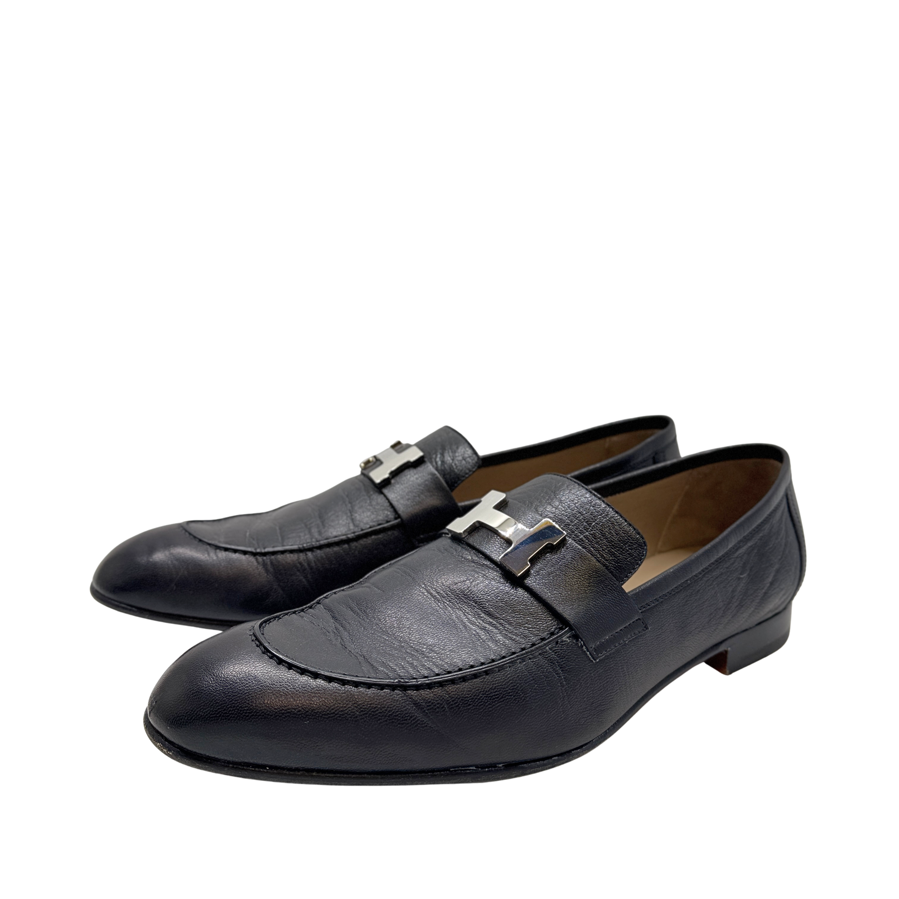 Hermès Paris Loafer Mens Black 46