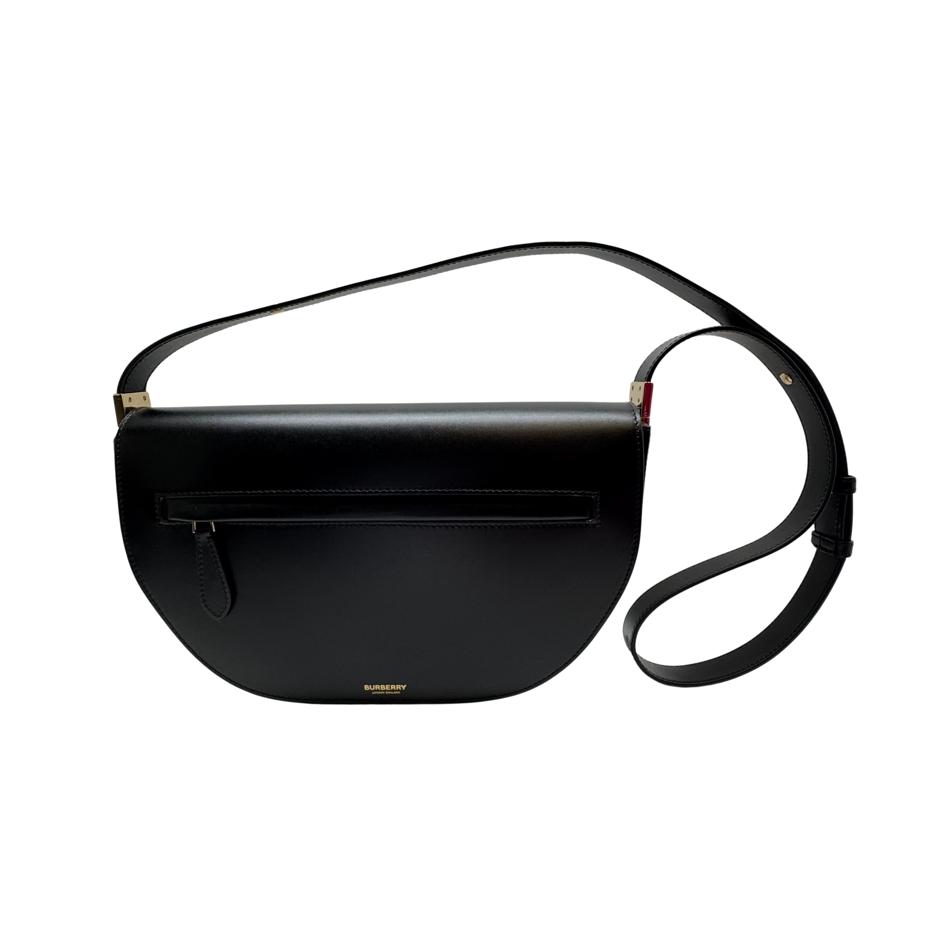Burberry Small Olympia Handbag Leather Black