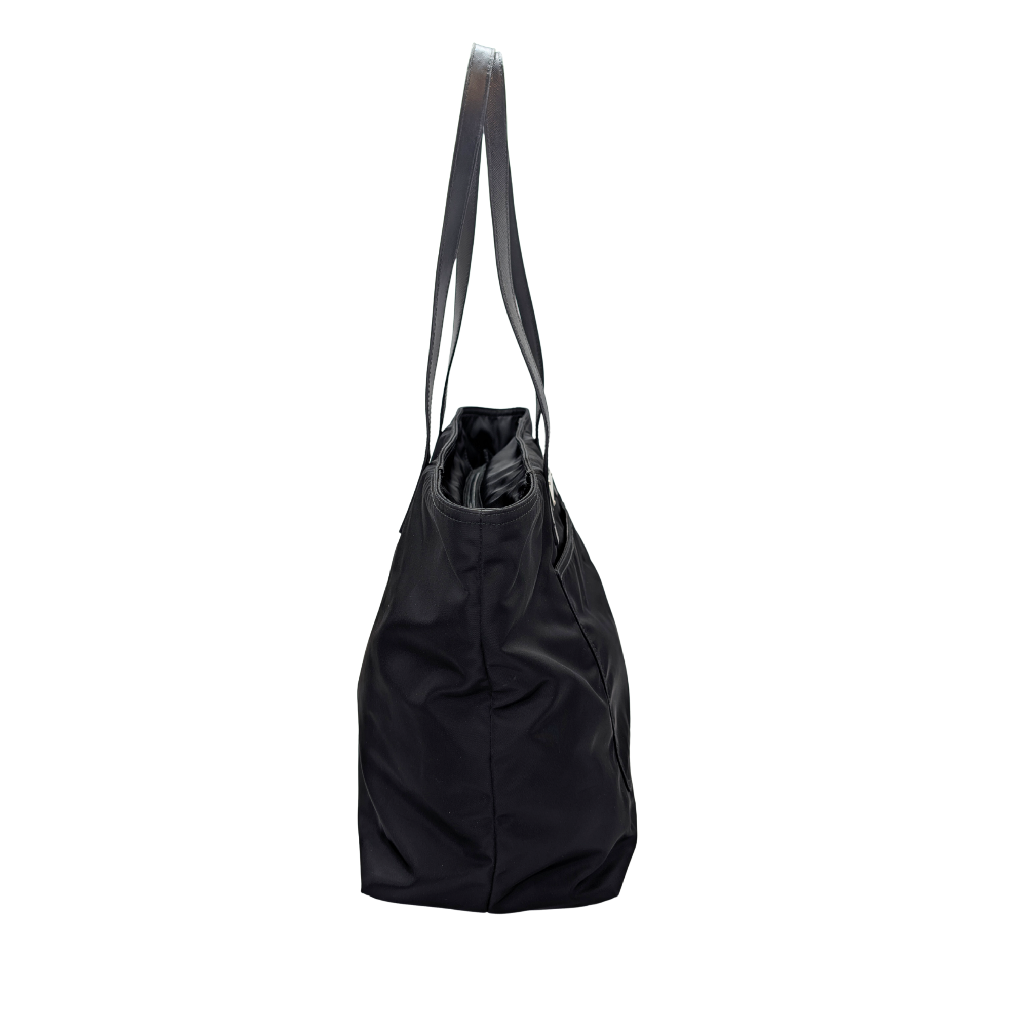 Prada Tessuto Re-Nylon Shopping Tote Black - Lost Designer