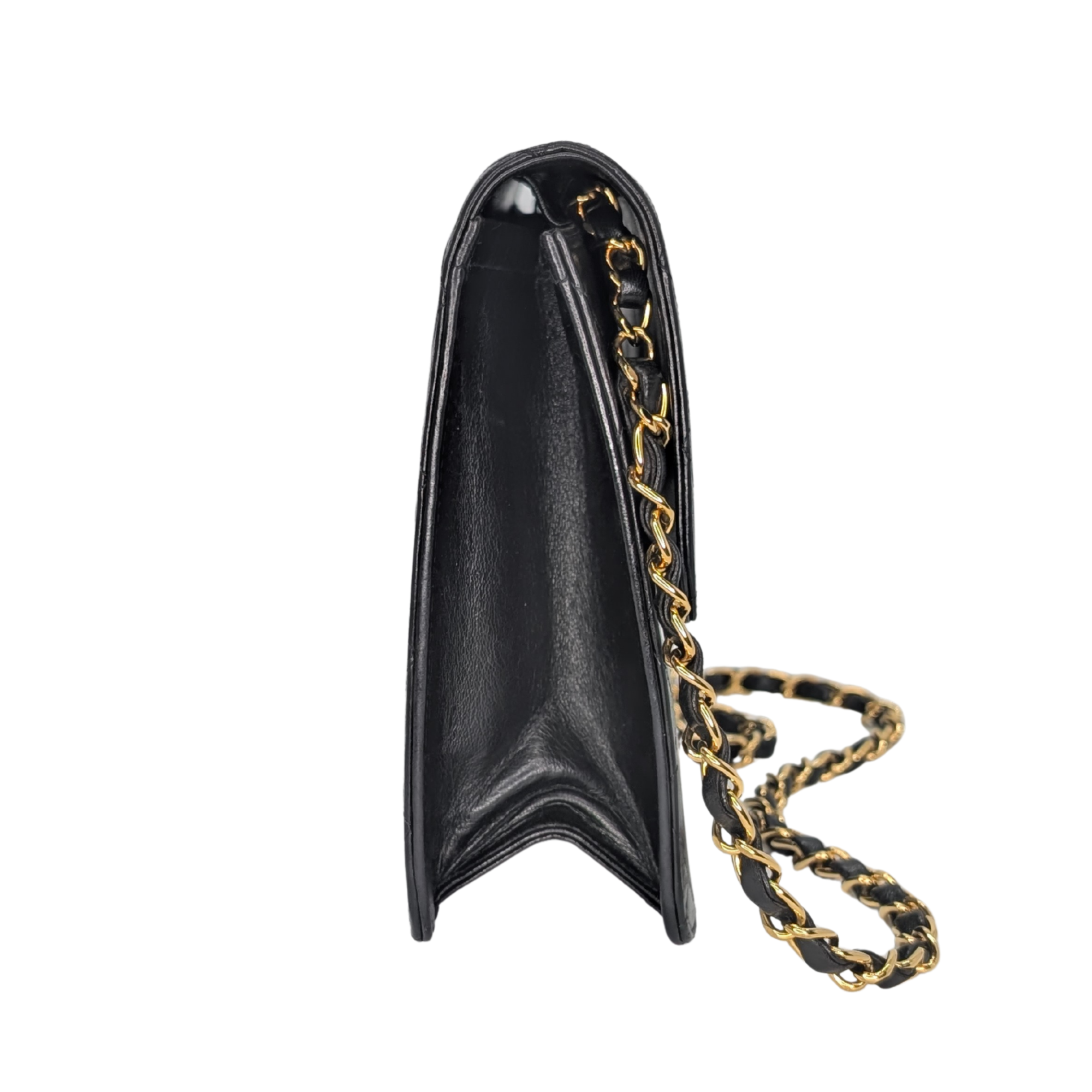 Chanel Quilted Single Flap Timeless/Classique Shoulder Bag Black