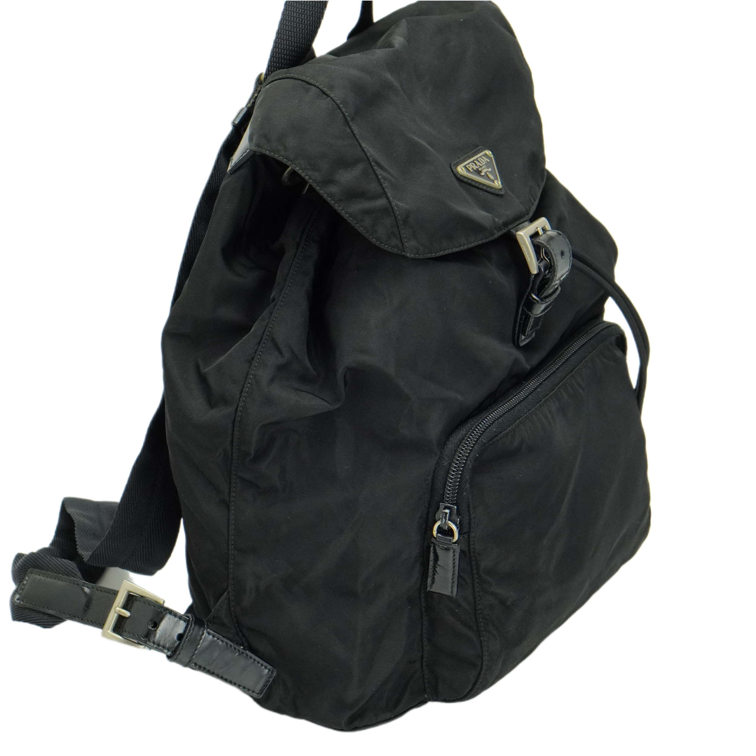 Prada Nylon Black Backpack Rucksack