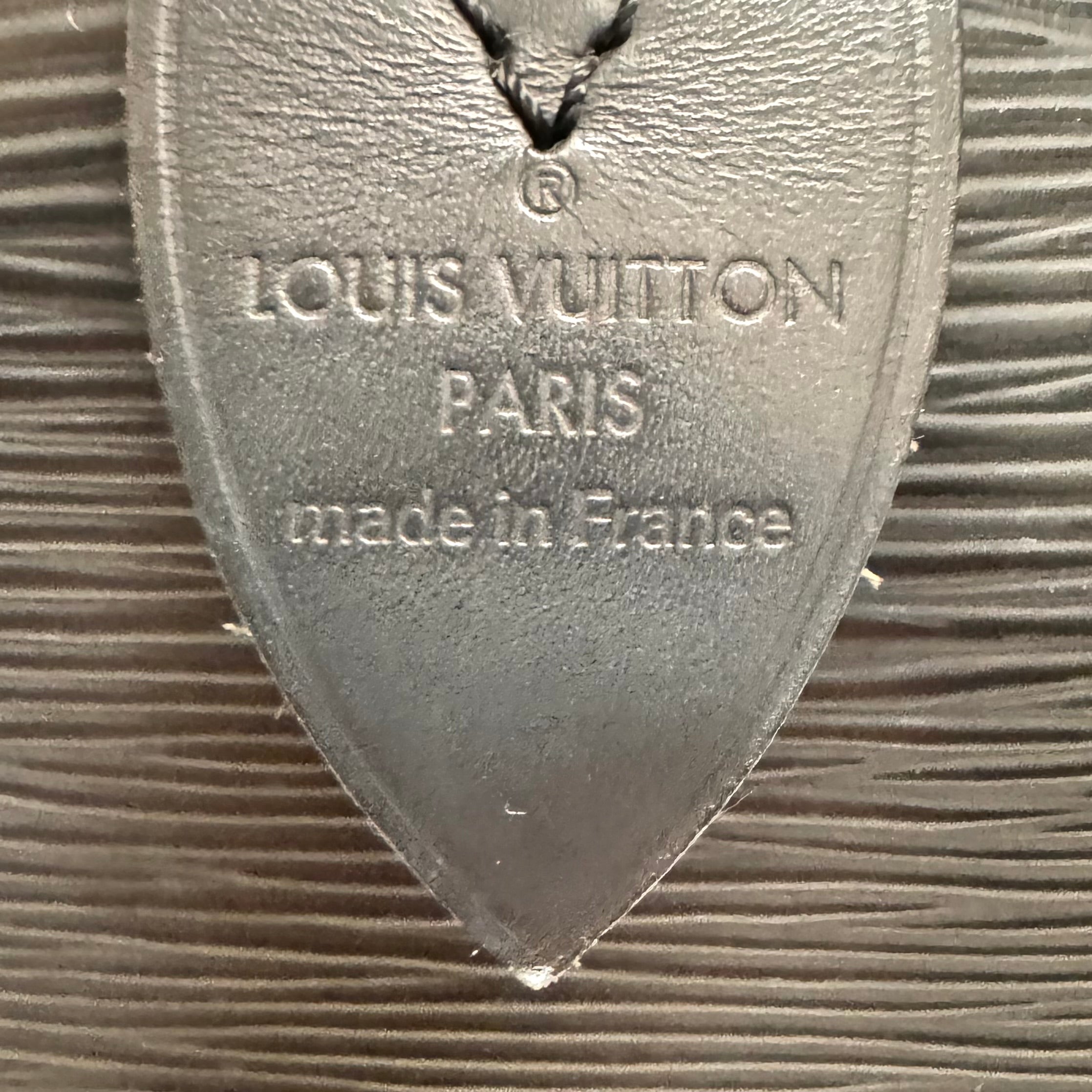 Louis Vuitton Epi Speedy 30 Black Bag