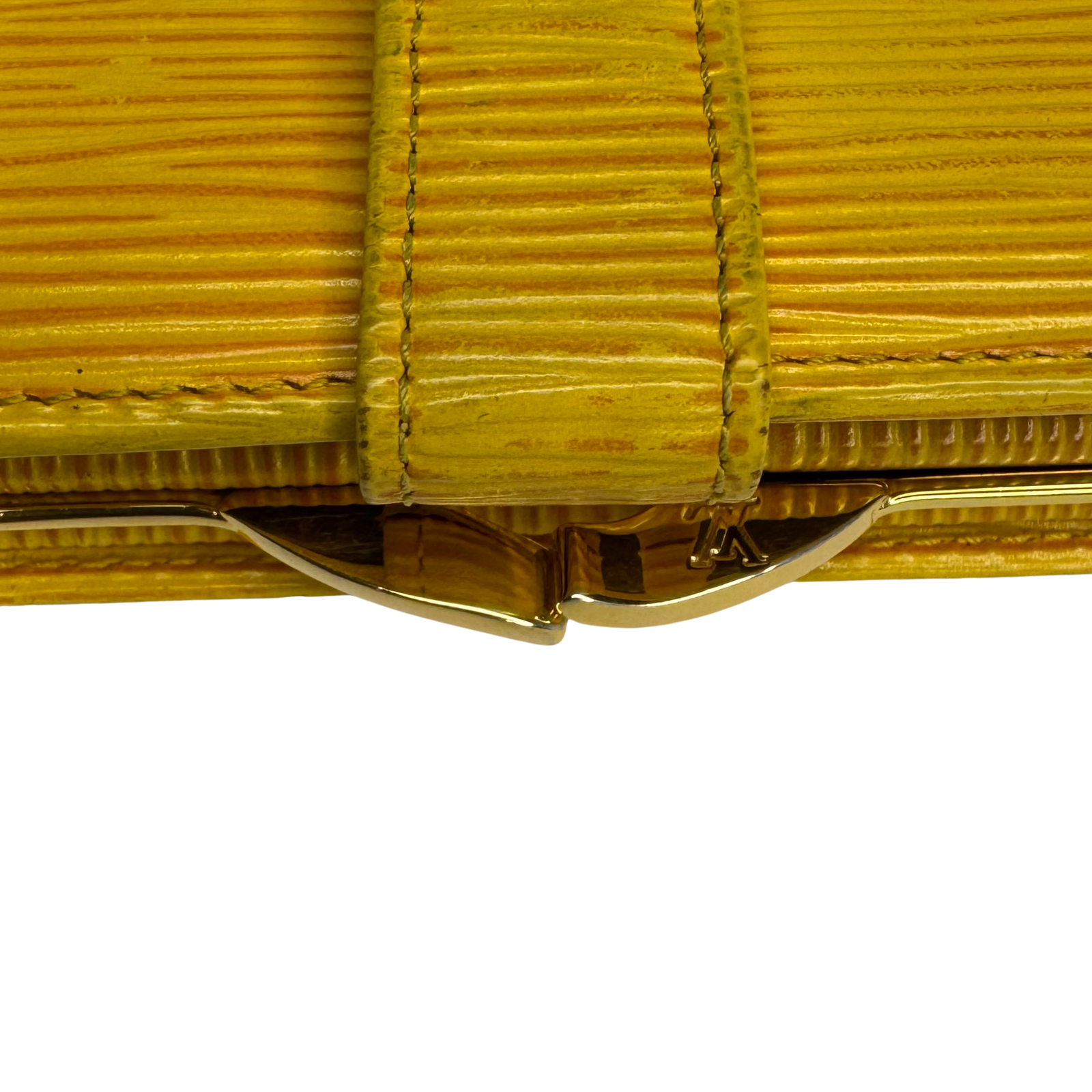 Louis Vuitton Epi Leather Long Wallet Yellow