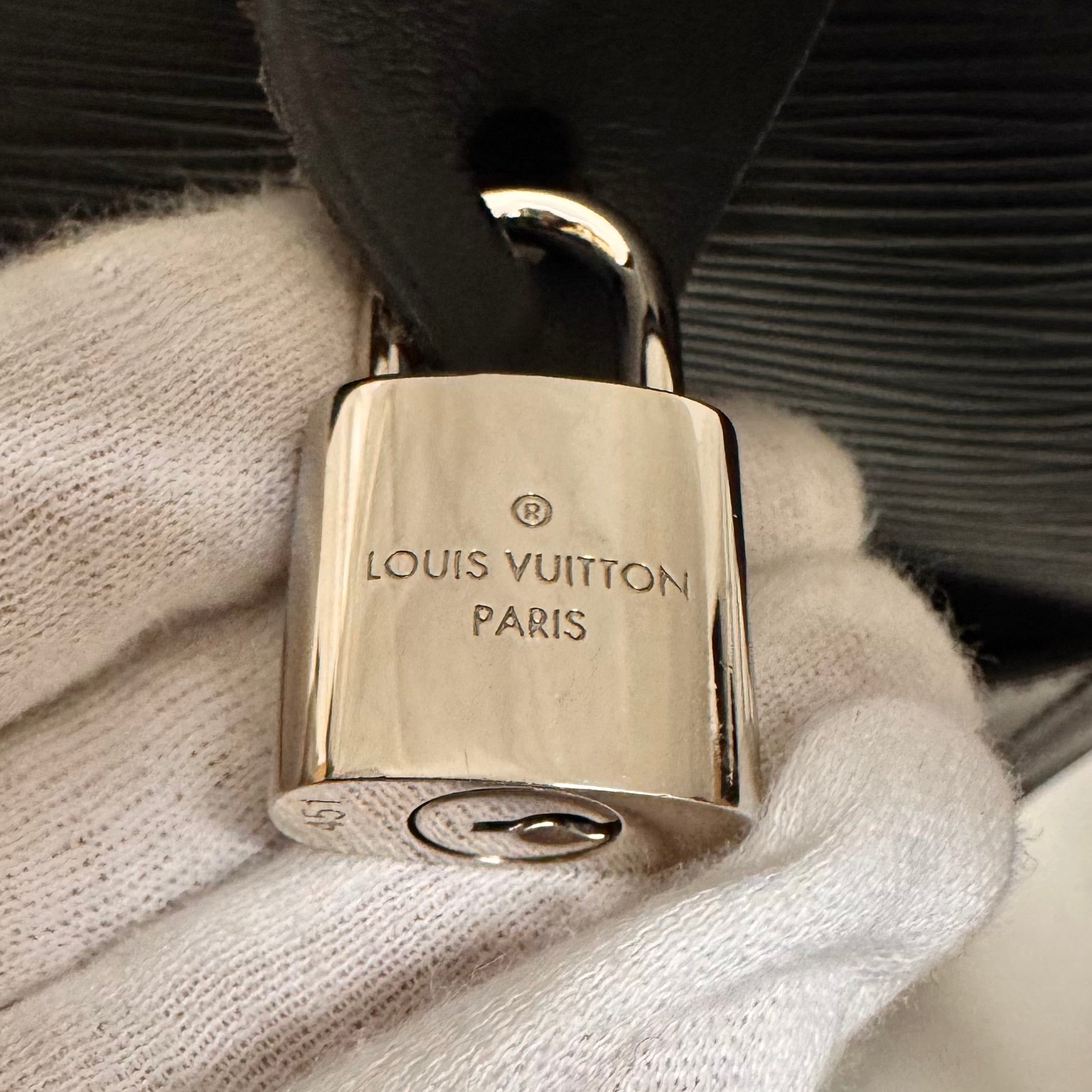Louis Vuitton Epi Speedy 30 Black Bag