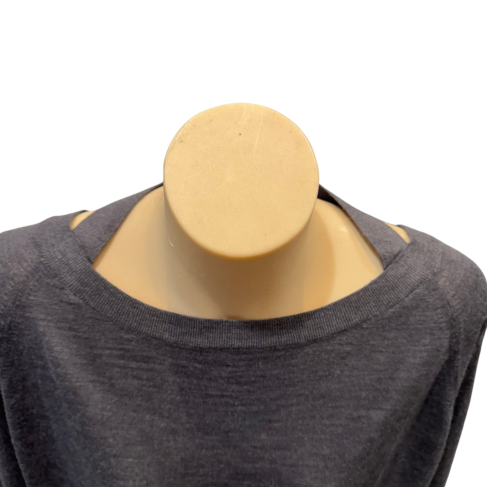Prada Virgin Wool Relaxed Knit Sweater Grey