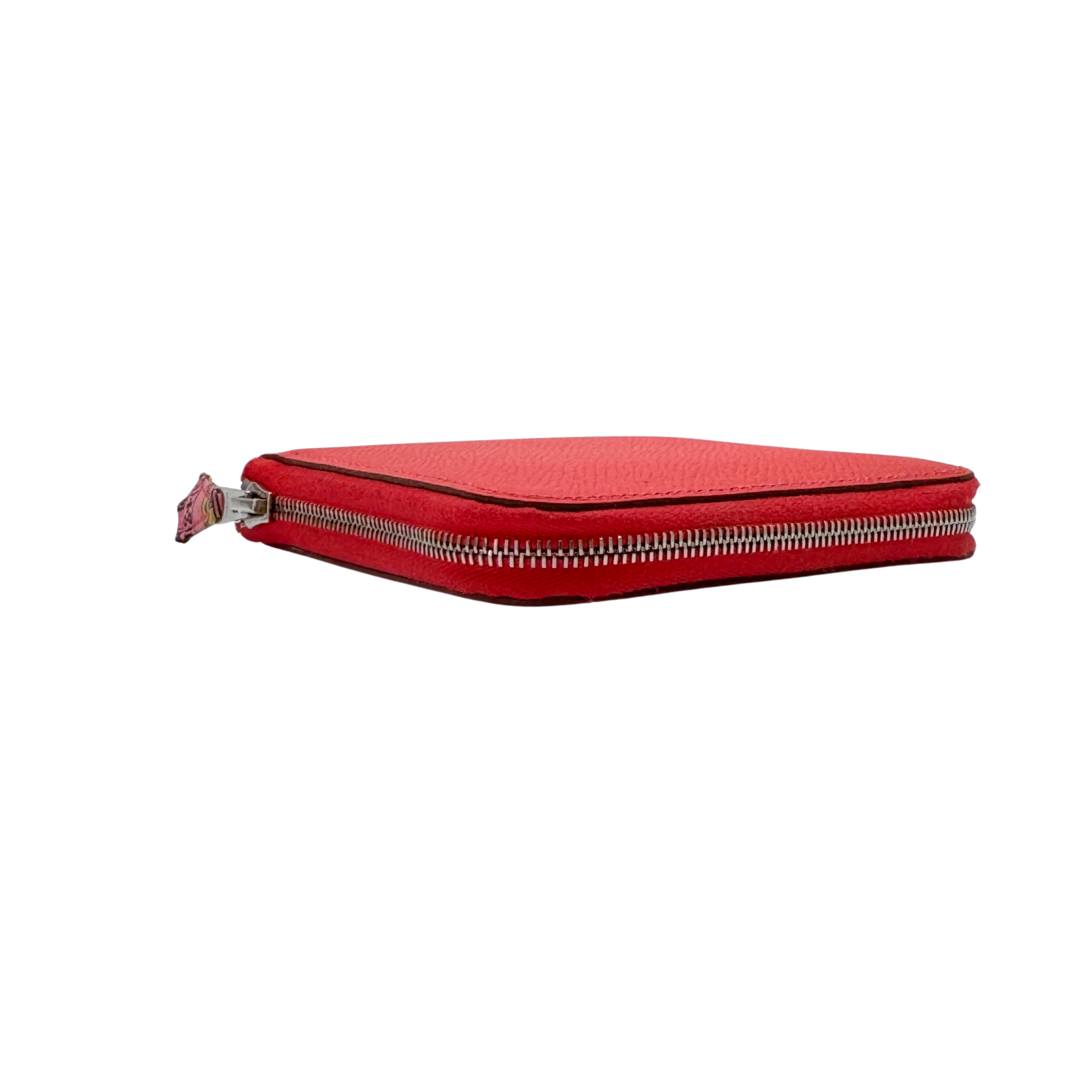 Hermés Epsom Silk'in Wallet Leather Red
