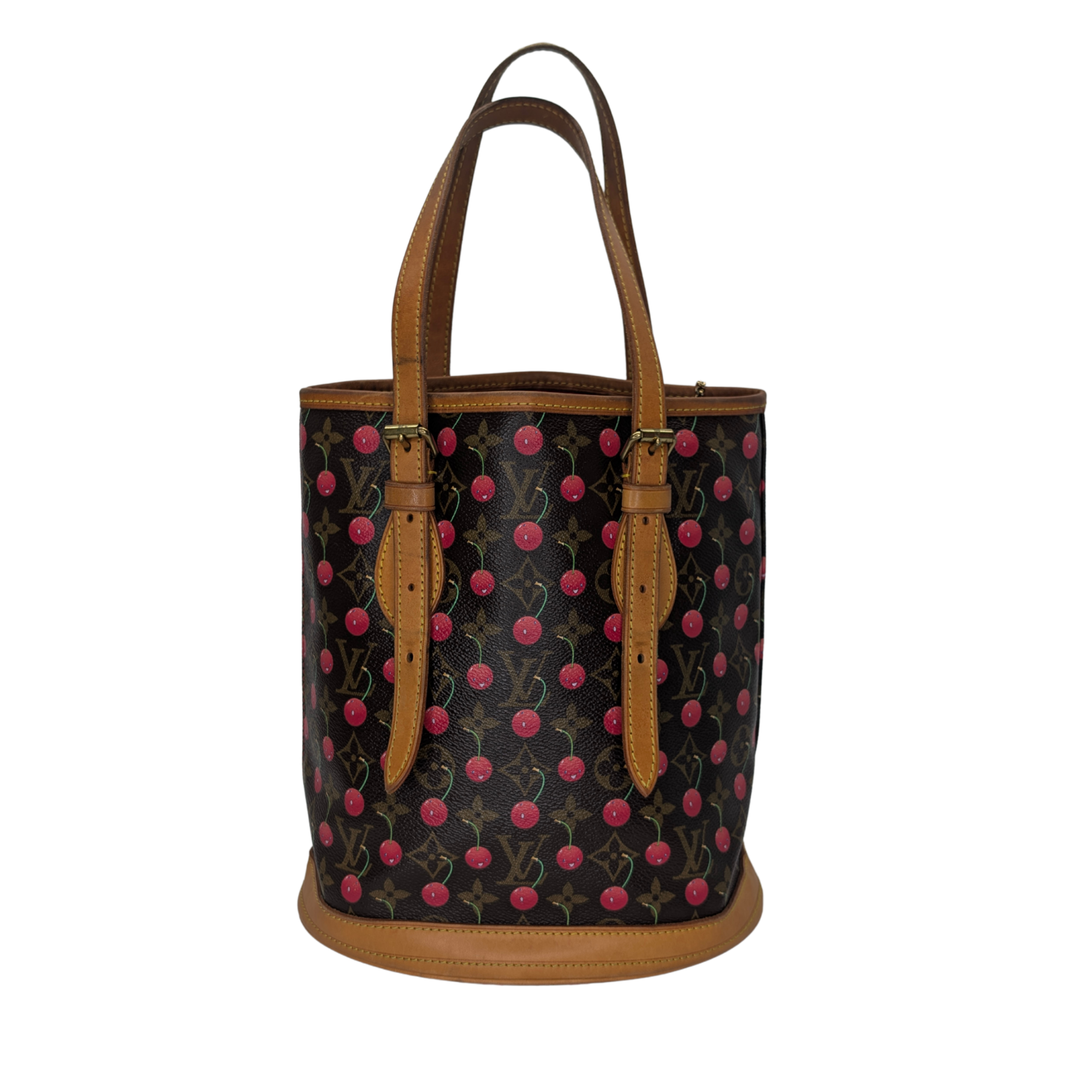 Louis Vuitton Cerises Bucket Murakami Cherry Handbag