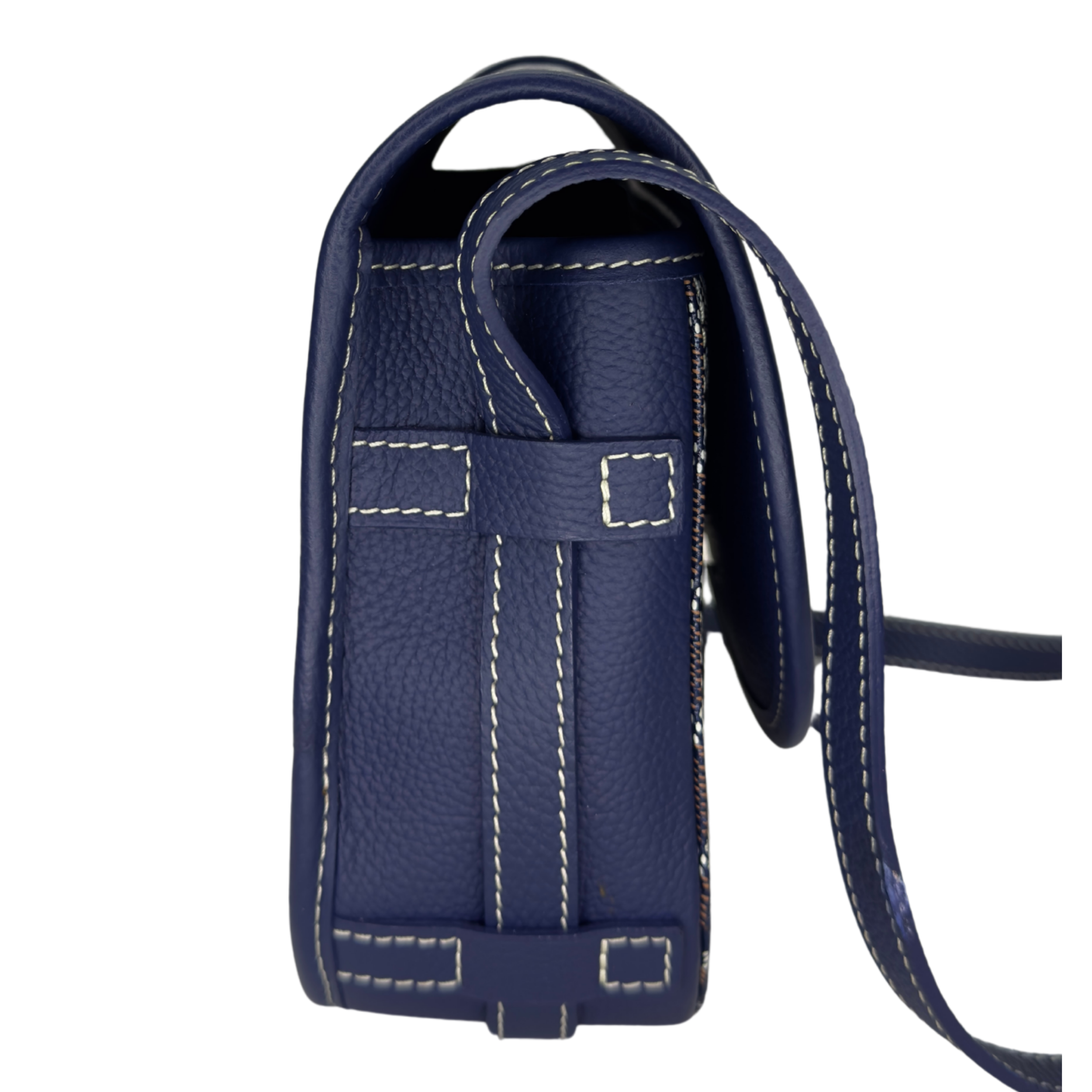 Goyard Belvedere II PM Crossbody Messenger Bag Navy