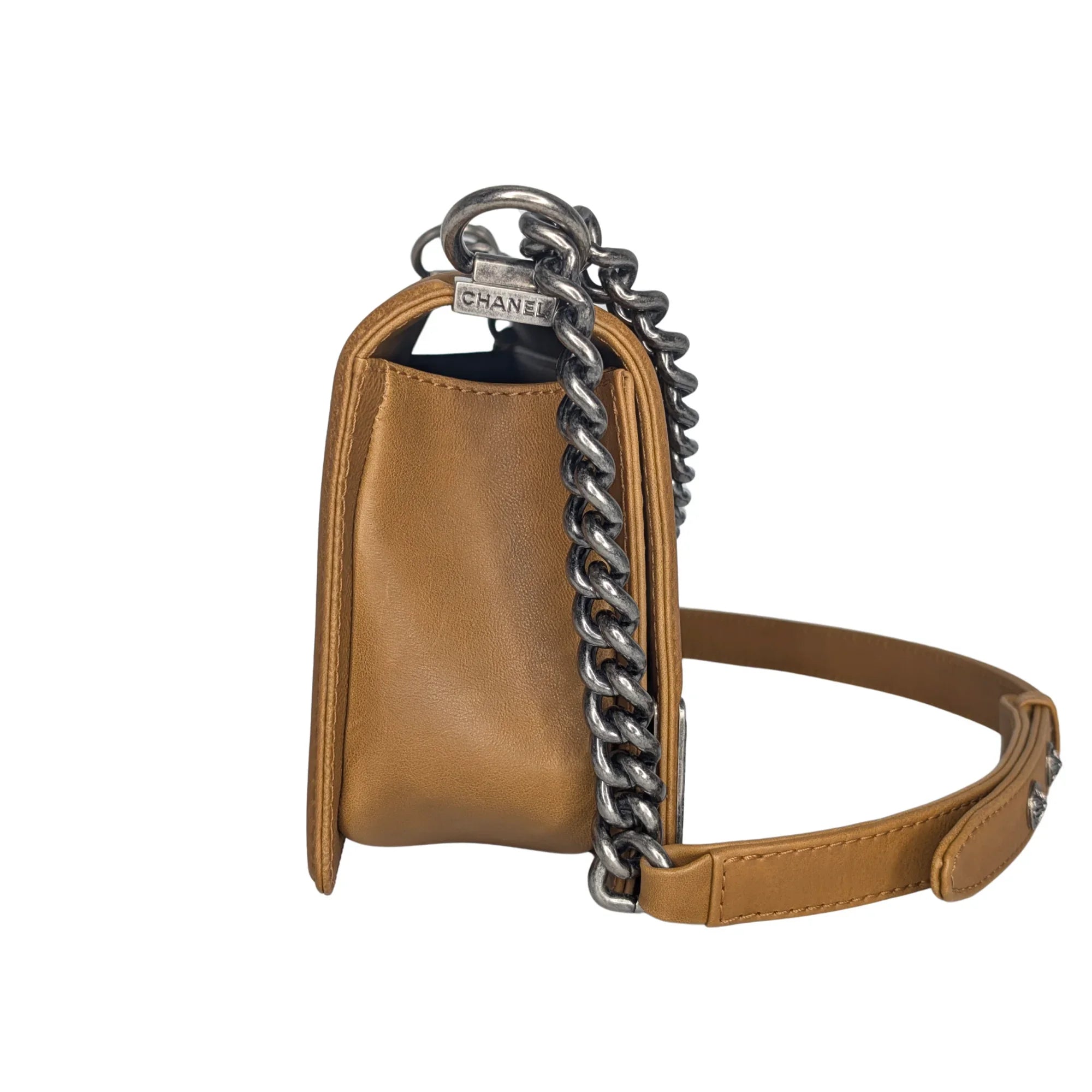 Chanel Paris-Dallas Boy Flap Bag Brown - Lost Designer