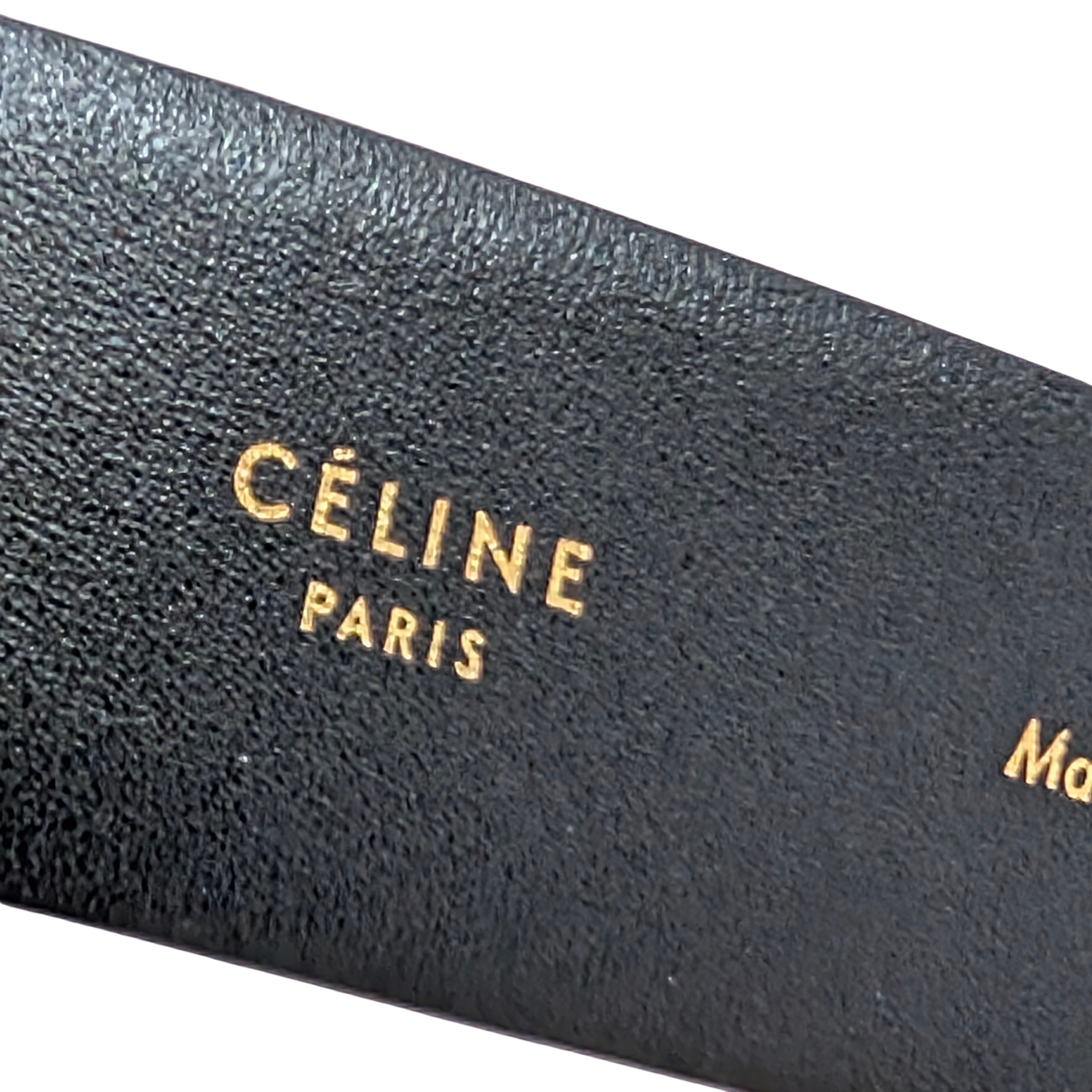Celine Bow Metal Buckle Belt