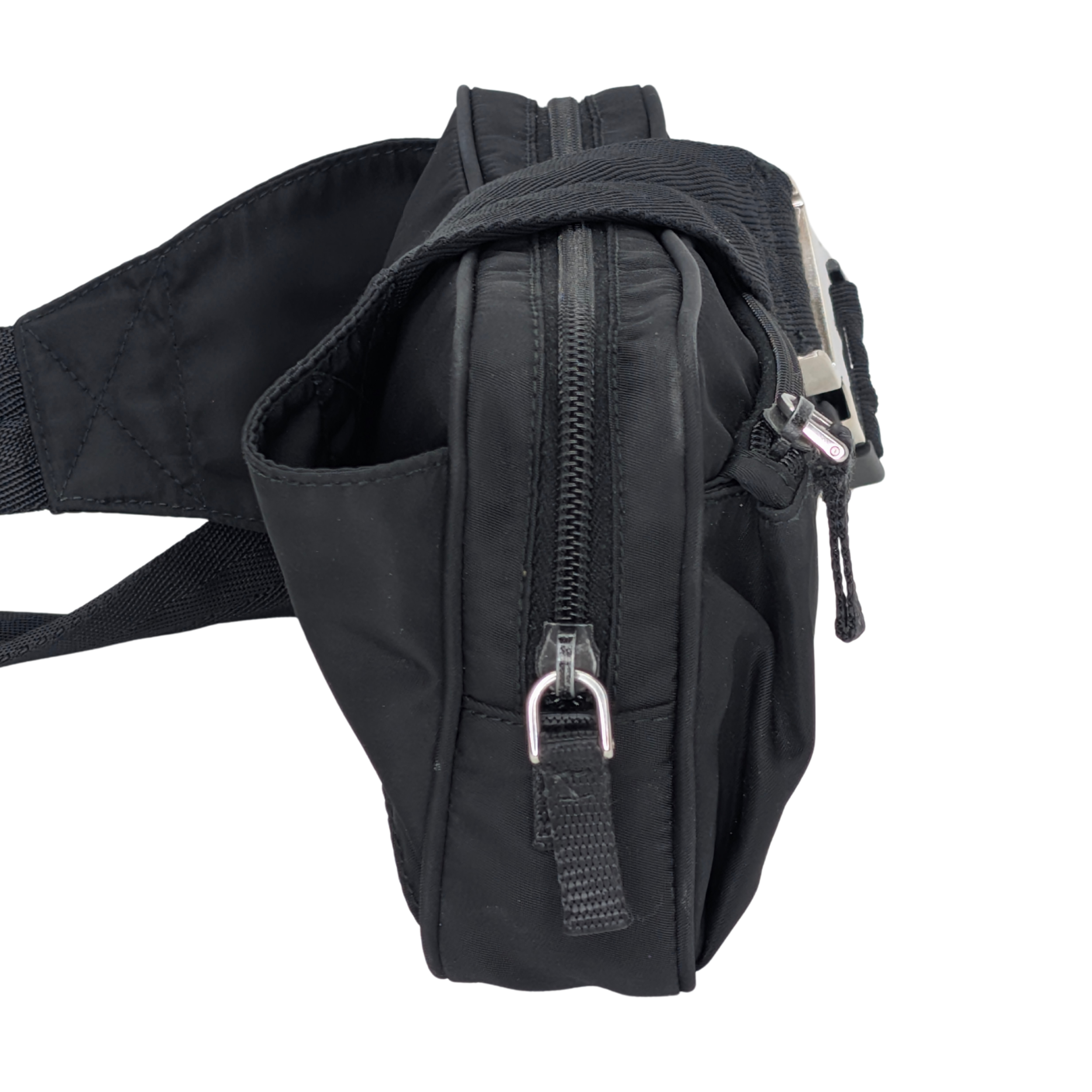 Prada Re-Nylon Belt Bum Bag Black