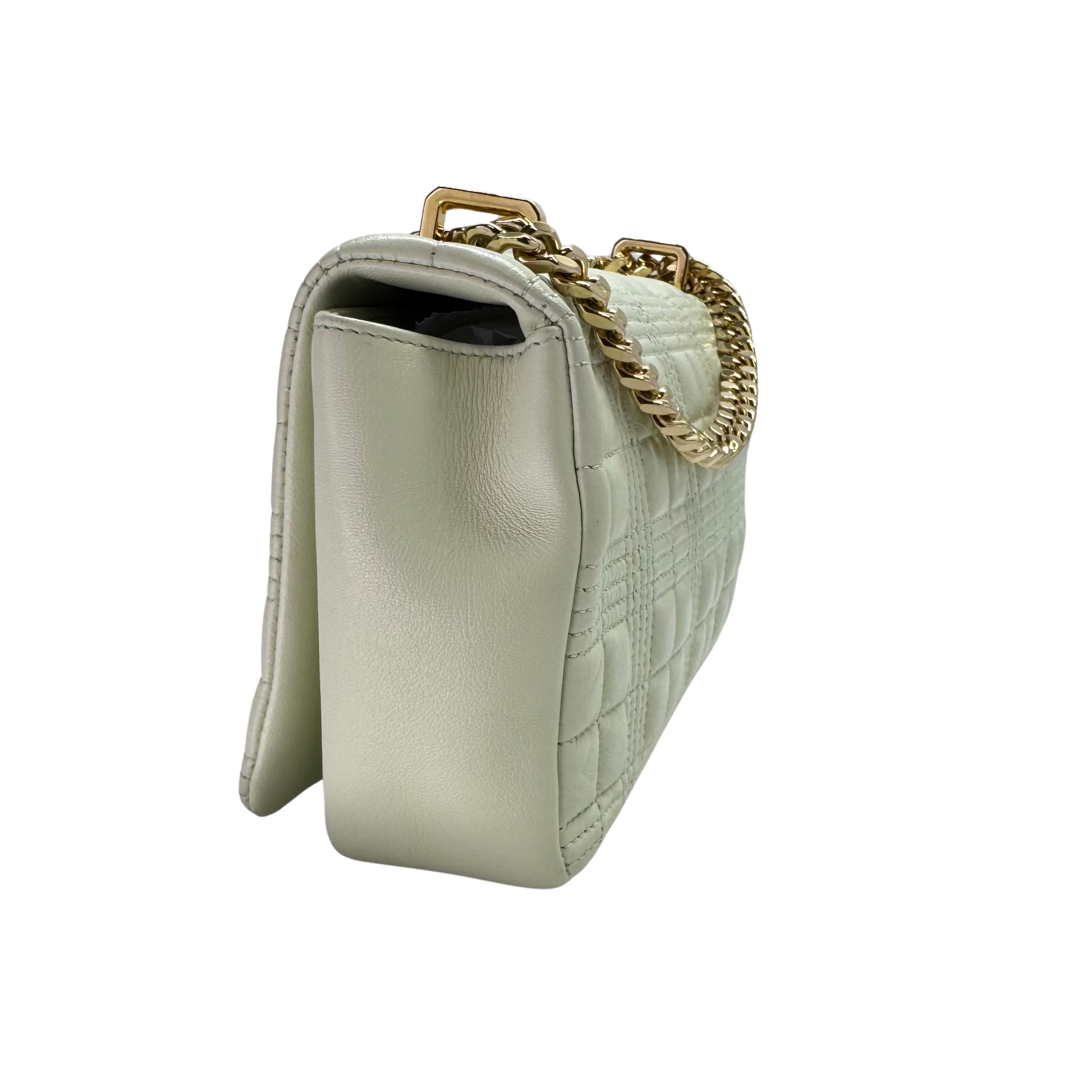 Burberry Lola Crossbody Bag Leather Green