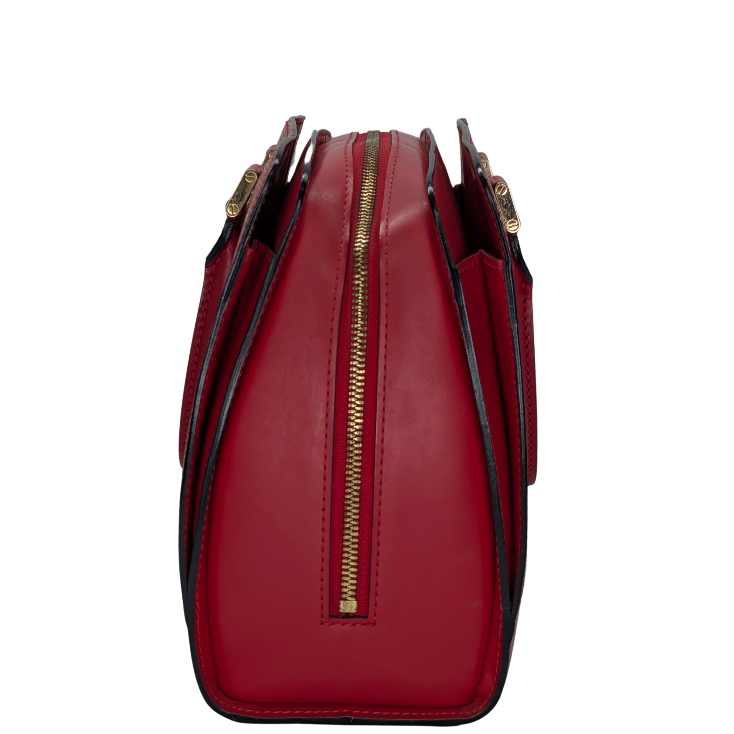 Louis Vuitton Pont Neuf Epi Leather Bag Red