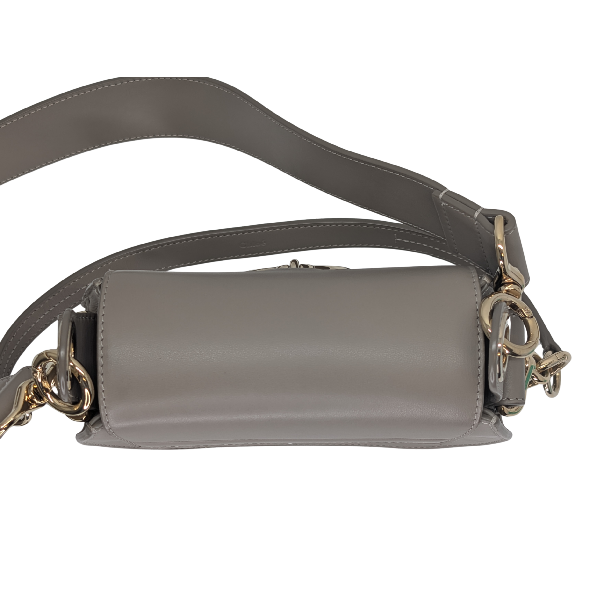 Chloe Calfskin Small Tess Bag Motty Grey