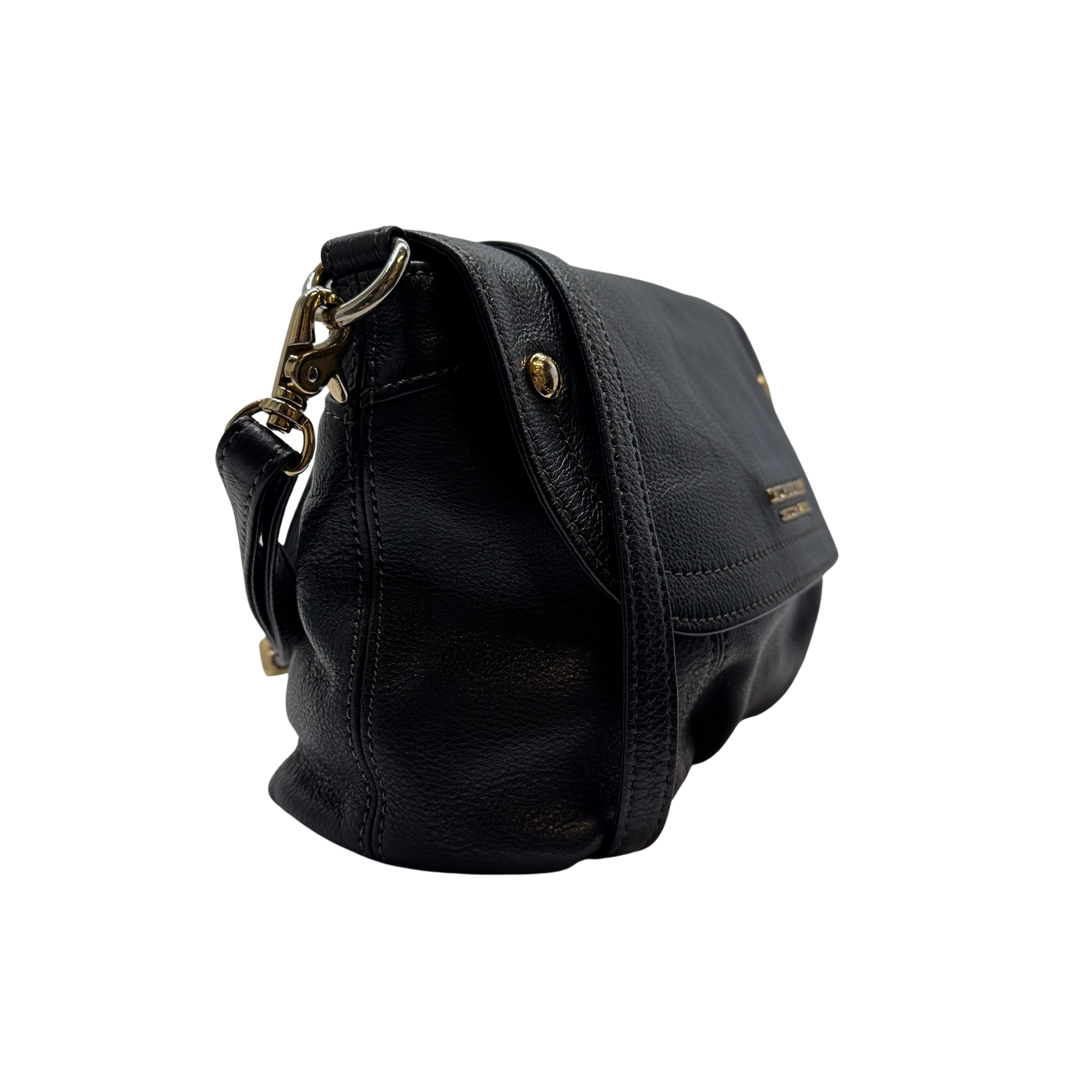Burberry Blue Label Crossbody Bag Leather Black