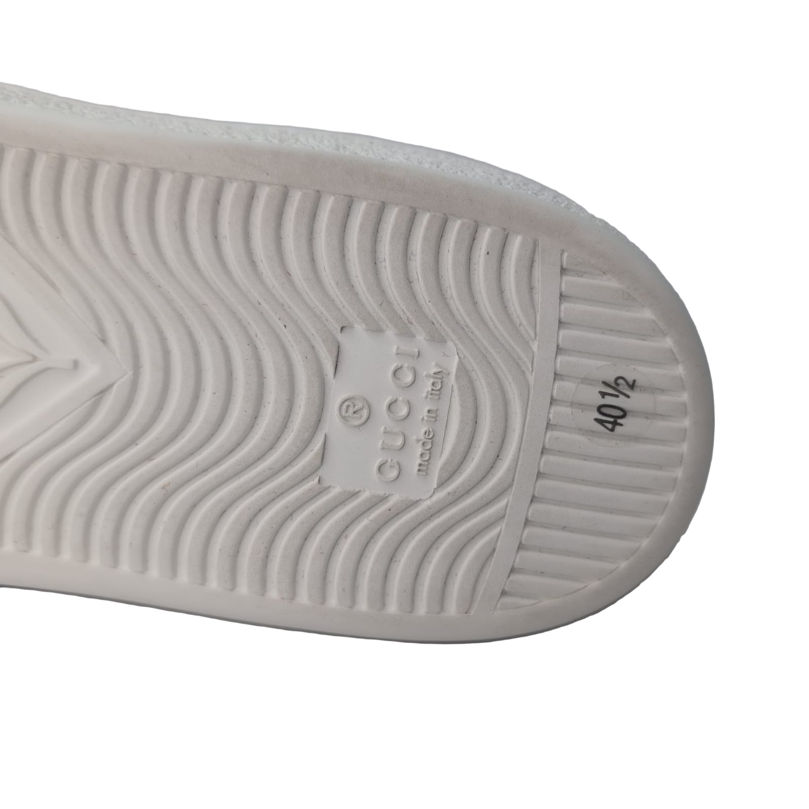 Gucci Ace Sneakers With Bae White 40.5