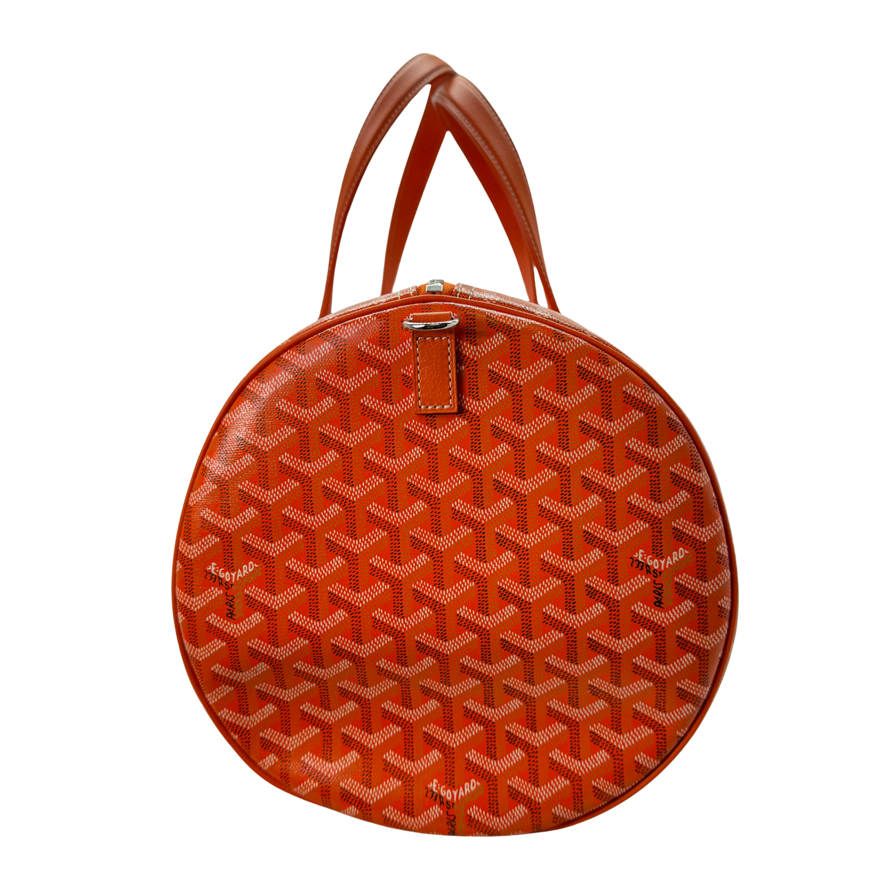 Goyard Orange Barrel 40 Sports Bag