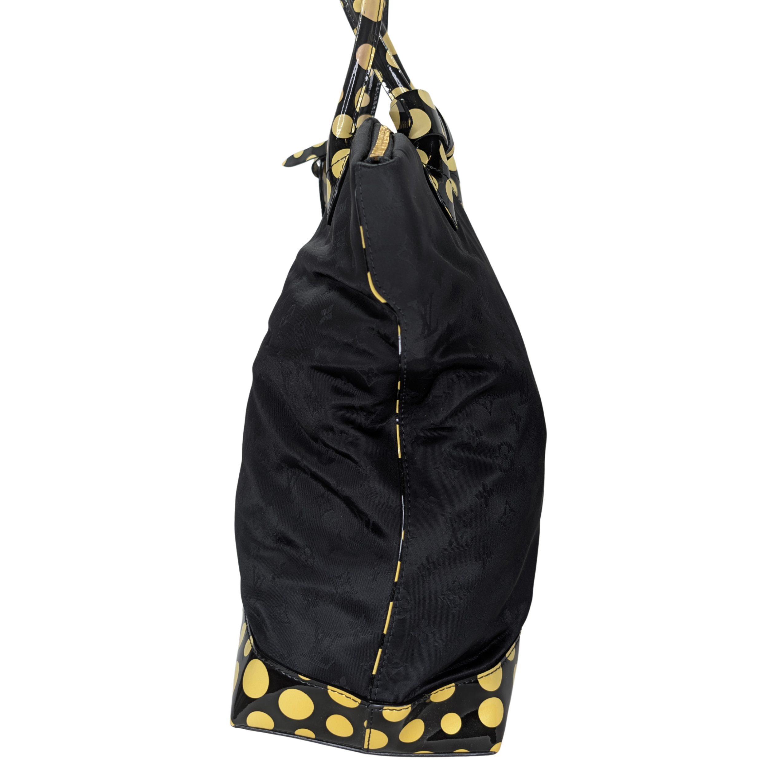 Louis Vuitton X Yayoi Kusama Monogram Nylon Infinity Dots Lockit Bag MM