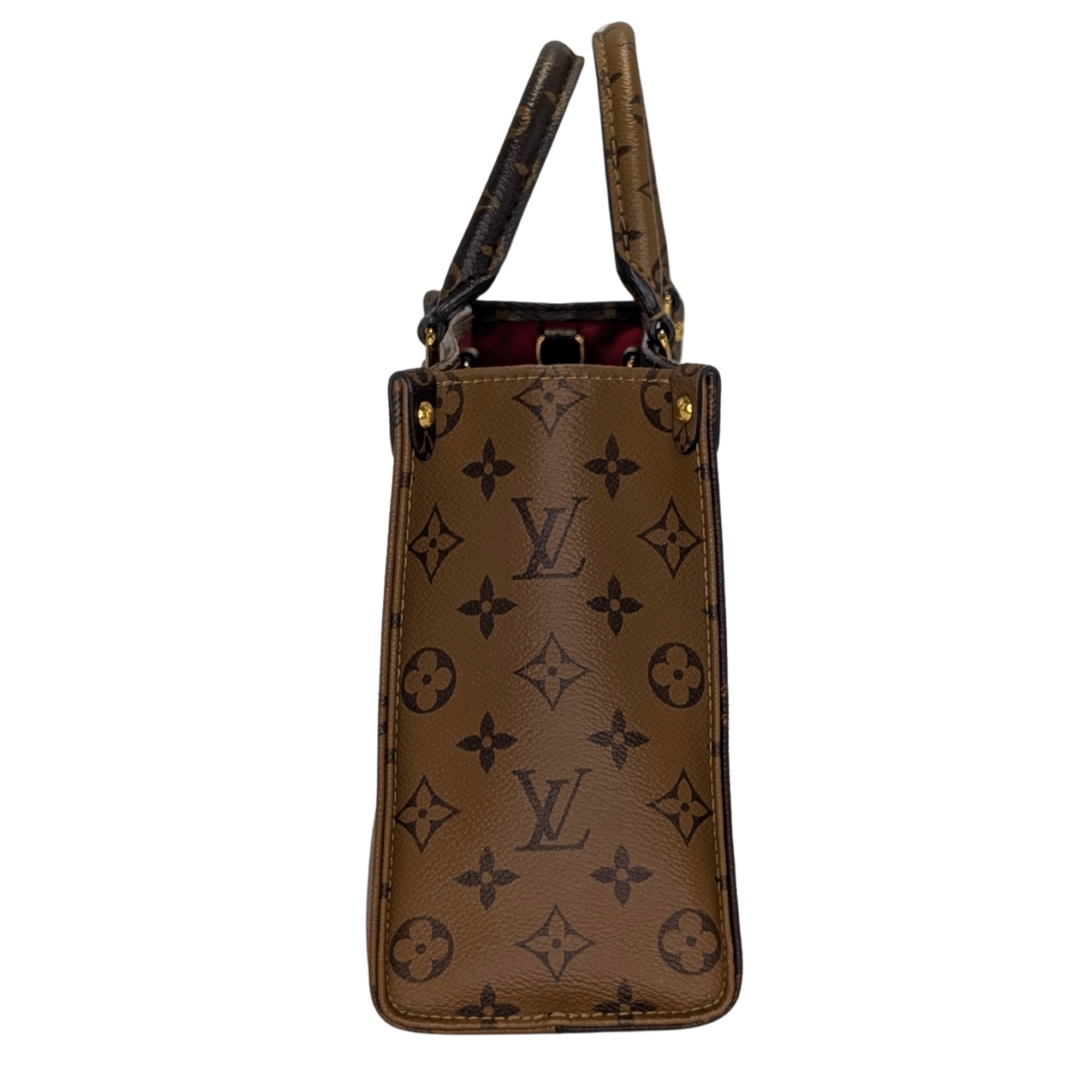 Louis Vuitton OnTheGo PM Monogram Handbag Brown