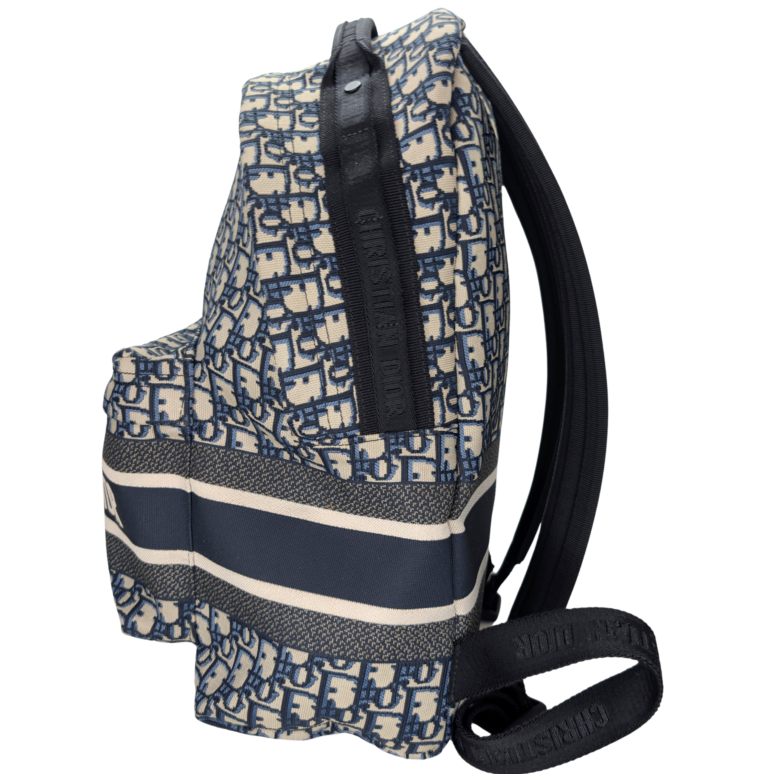 Dior DiorTravel Backpack Oblique Jacquard Navy
