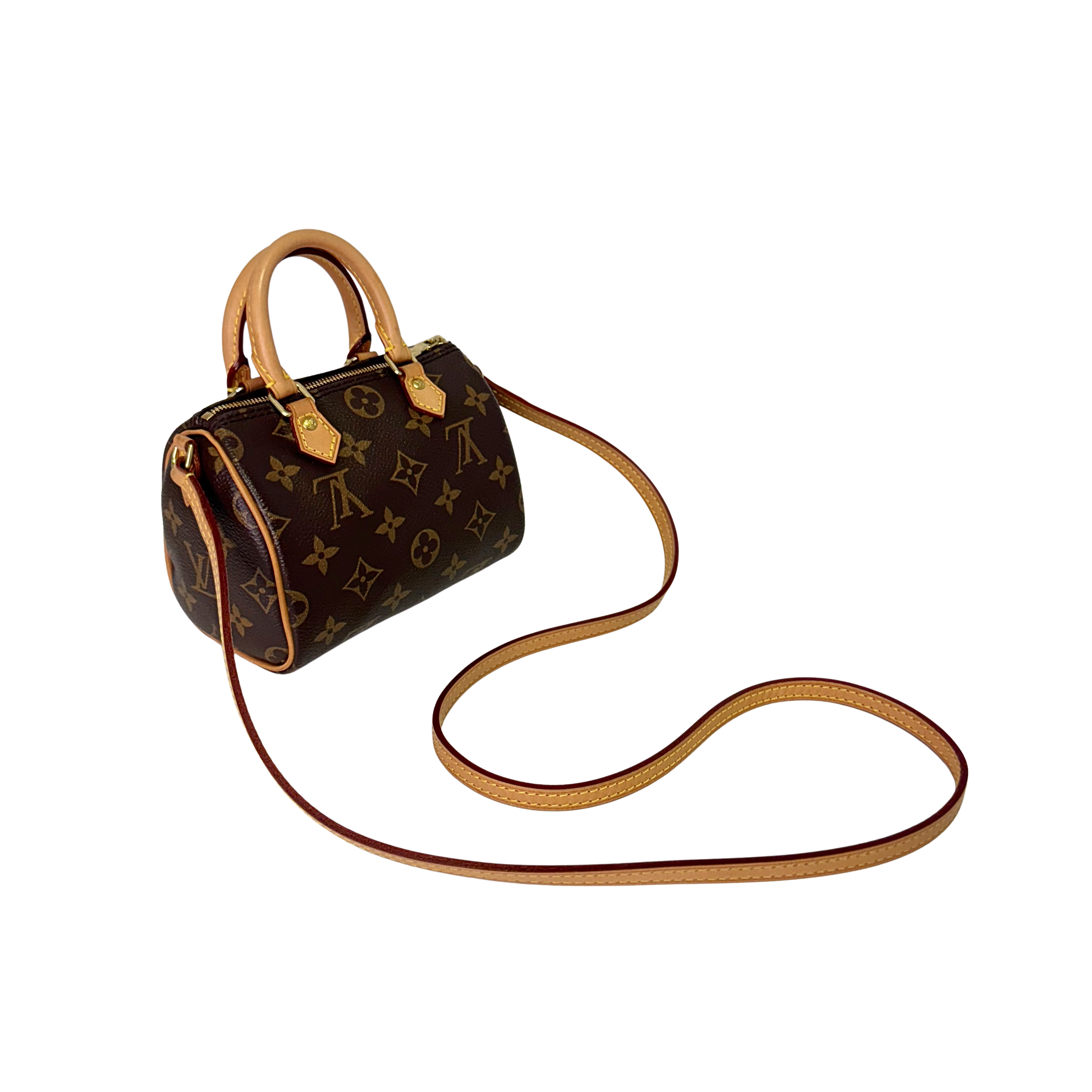 Louis Vuitton Nano Speedy Handbag Monogram Canvas