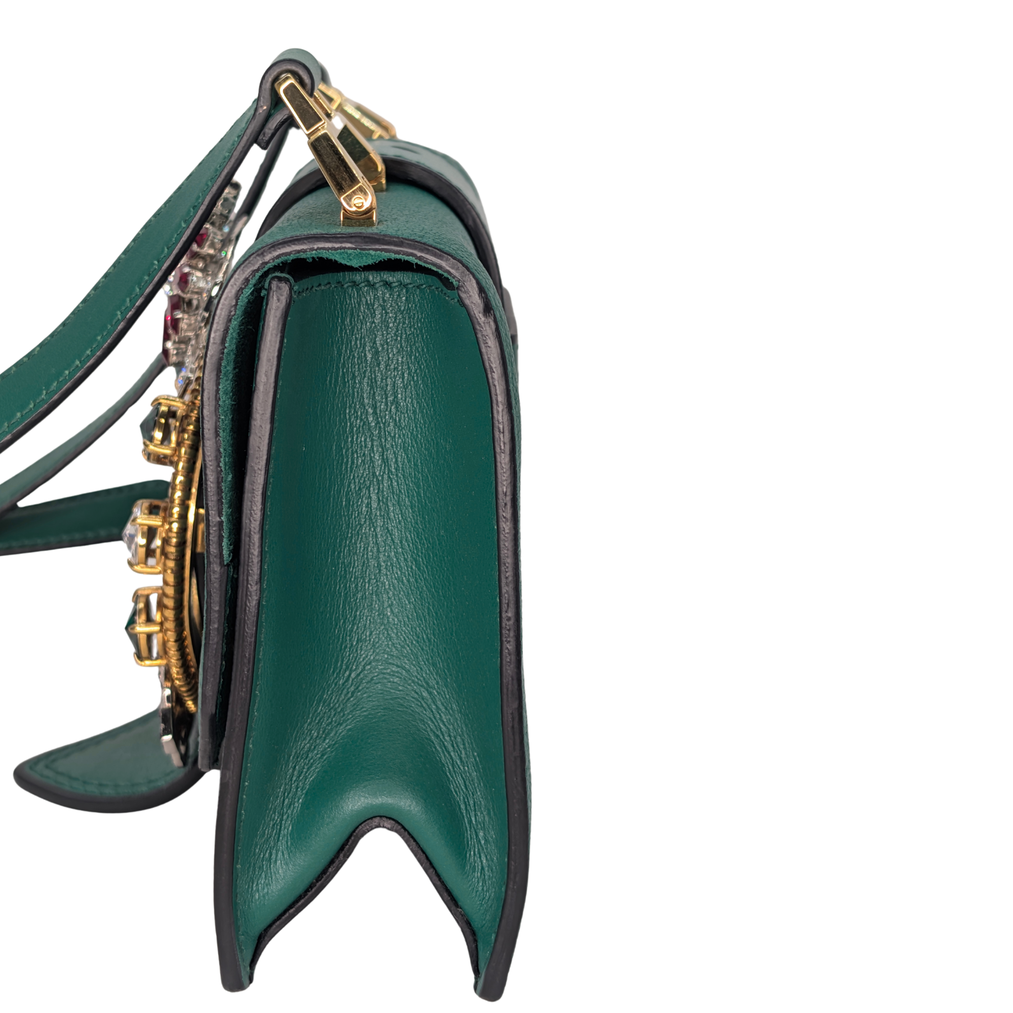 Miu Miu Madras Crystal Embellished Crossbody Bag