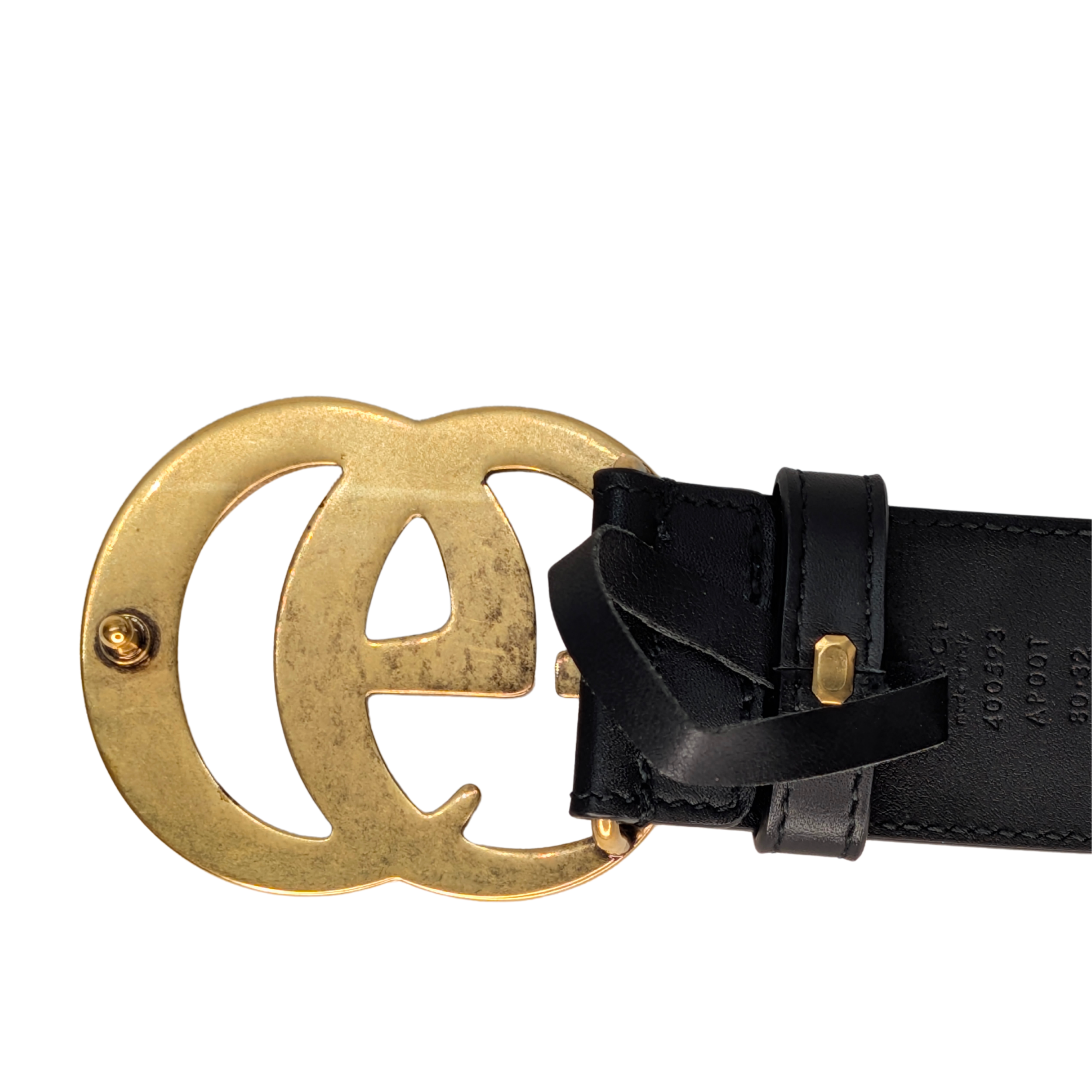 Gucci GG Wide Marmont Leather Belt