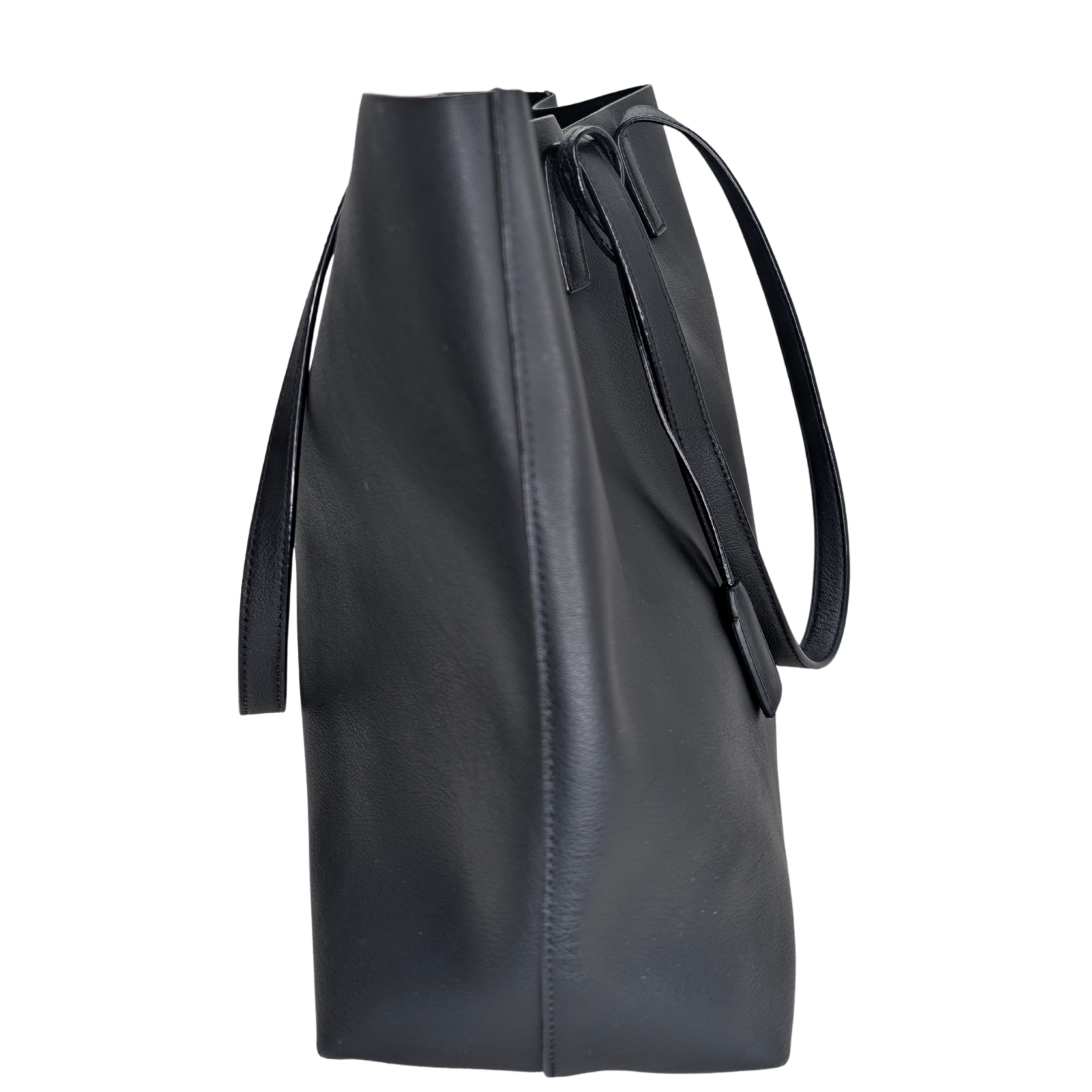 Saint Laurent Shopping Tote Leather Black