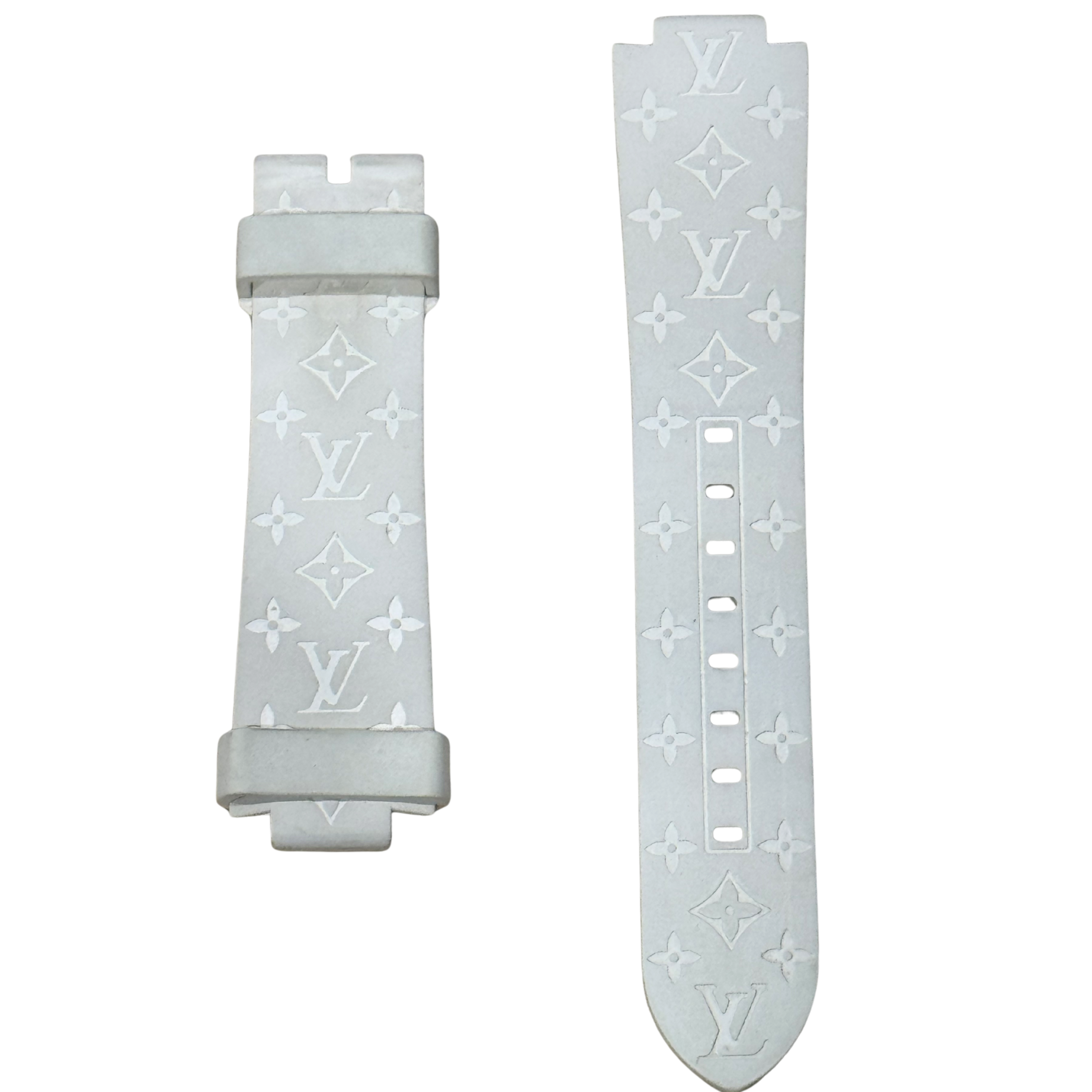 Louis Vuitton Tambour Q131Q Diamond Bezel & Dial Black Steel Watch