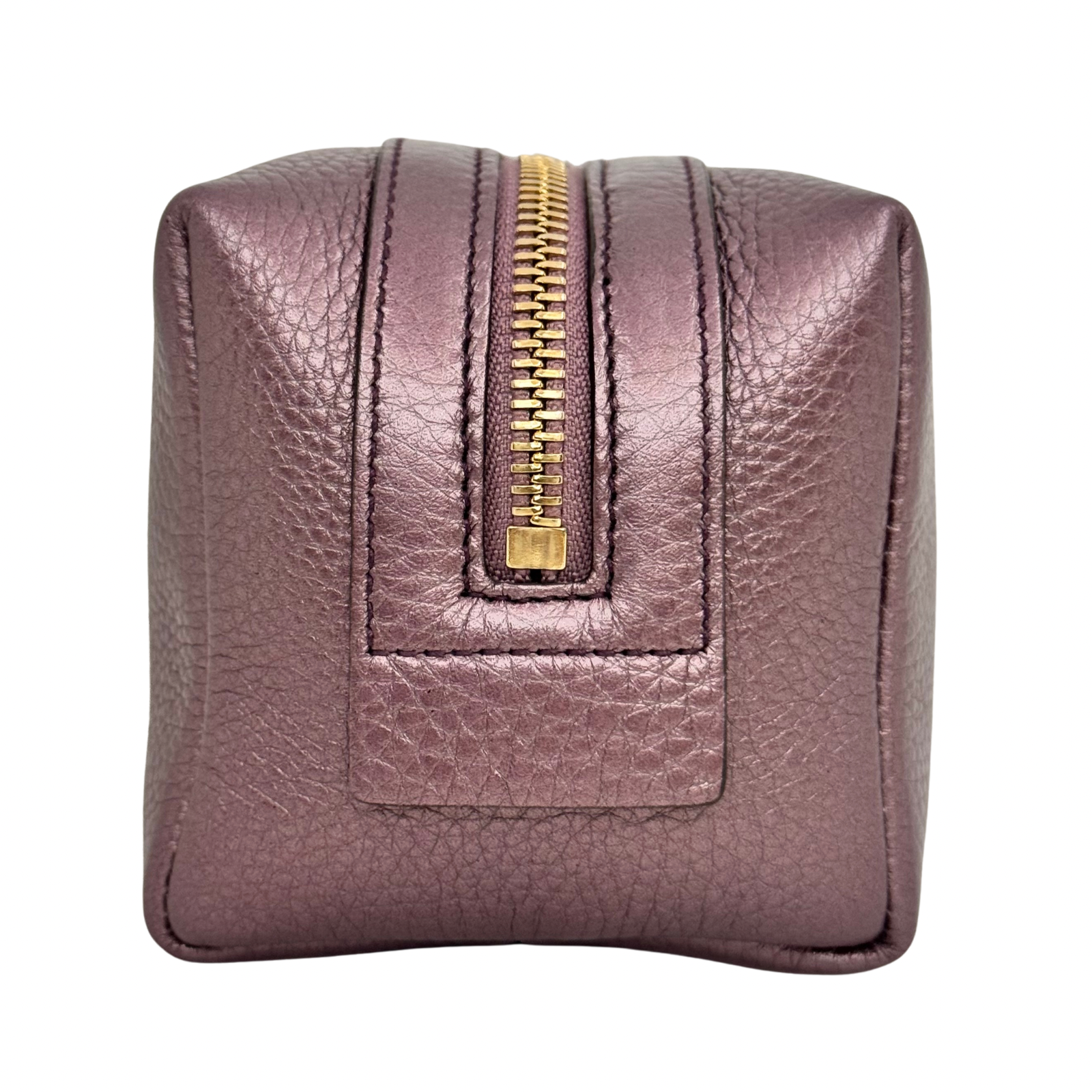 Gucci Soho Cosmetic Pouch in Rose Gold Pebbled Leather