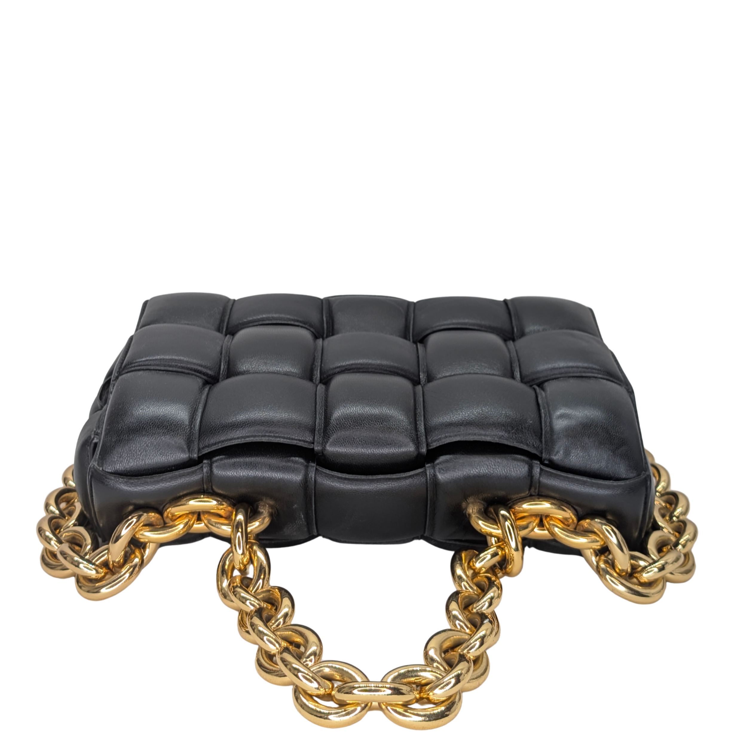 Bottega Veneta Chain Padded Cassette Bag Black